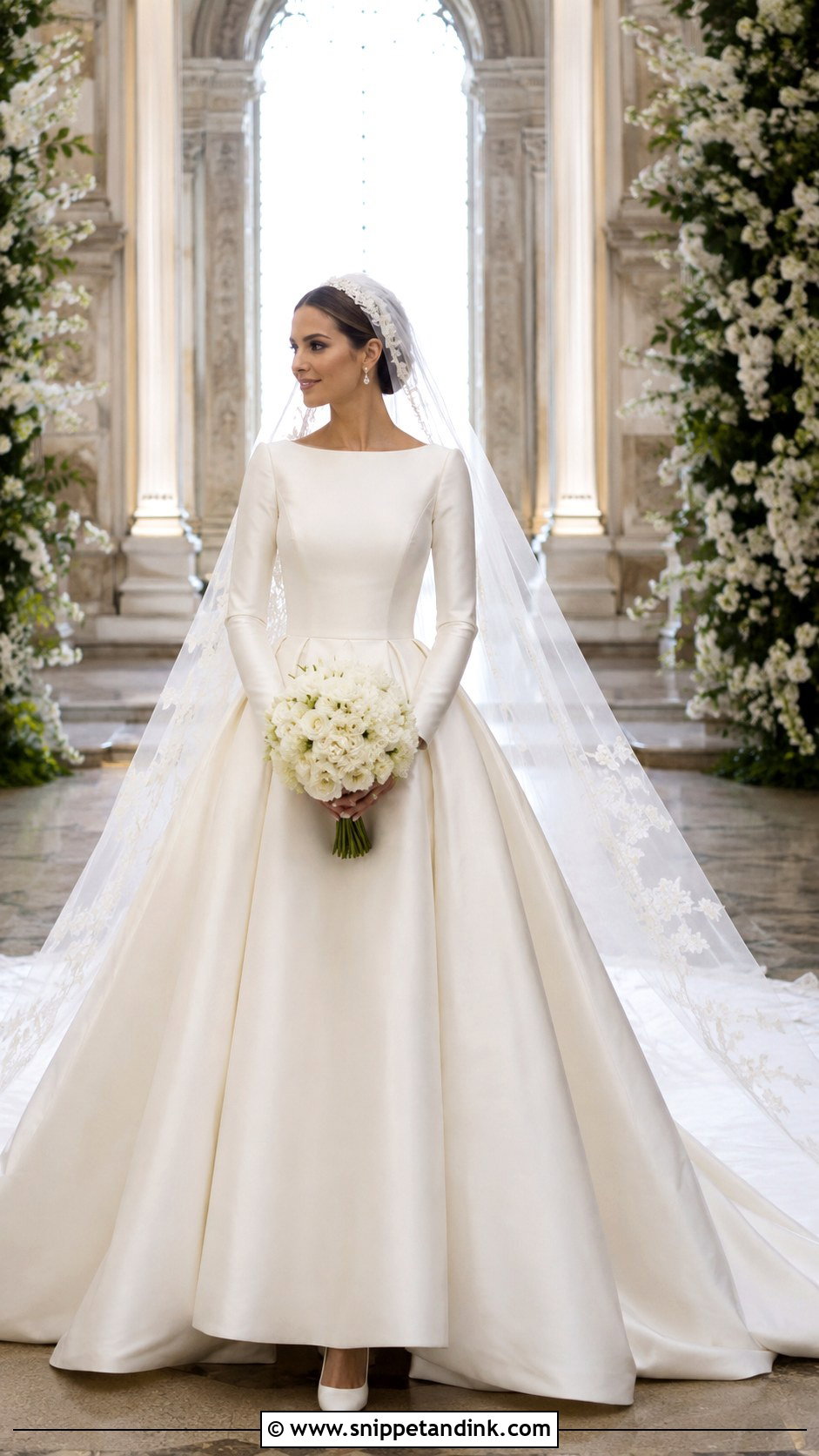 Carolina Herrera Cathedral Wedding Gown - Snippet and Ink - 20 Carolina Herrera Wedding Dress Ideas