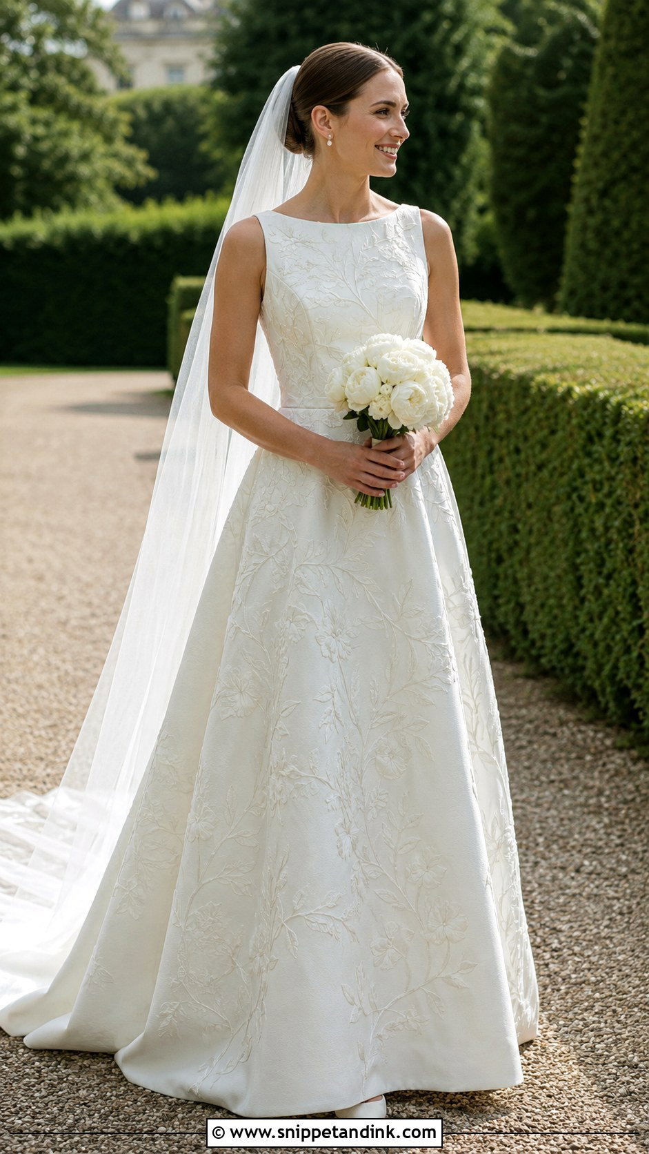 Carolina Herrera Embroidered Wedding Gown - Snippet and Ink - 20 Carolina Herrera Wedding Dress Ideas