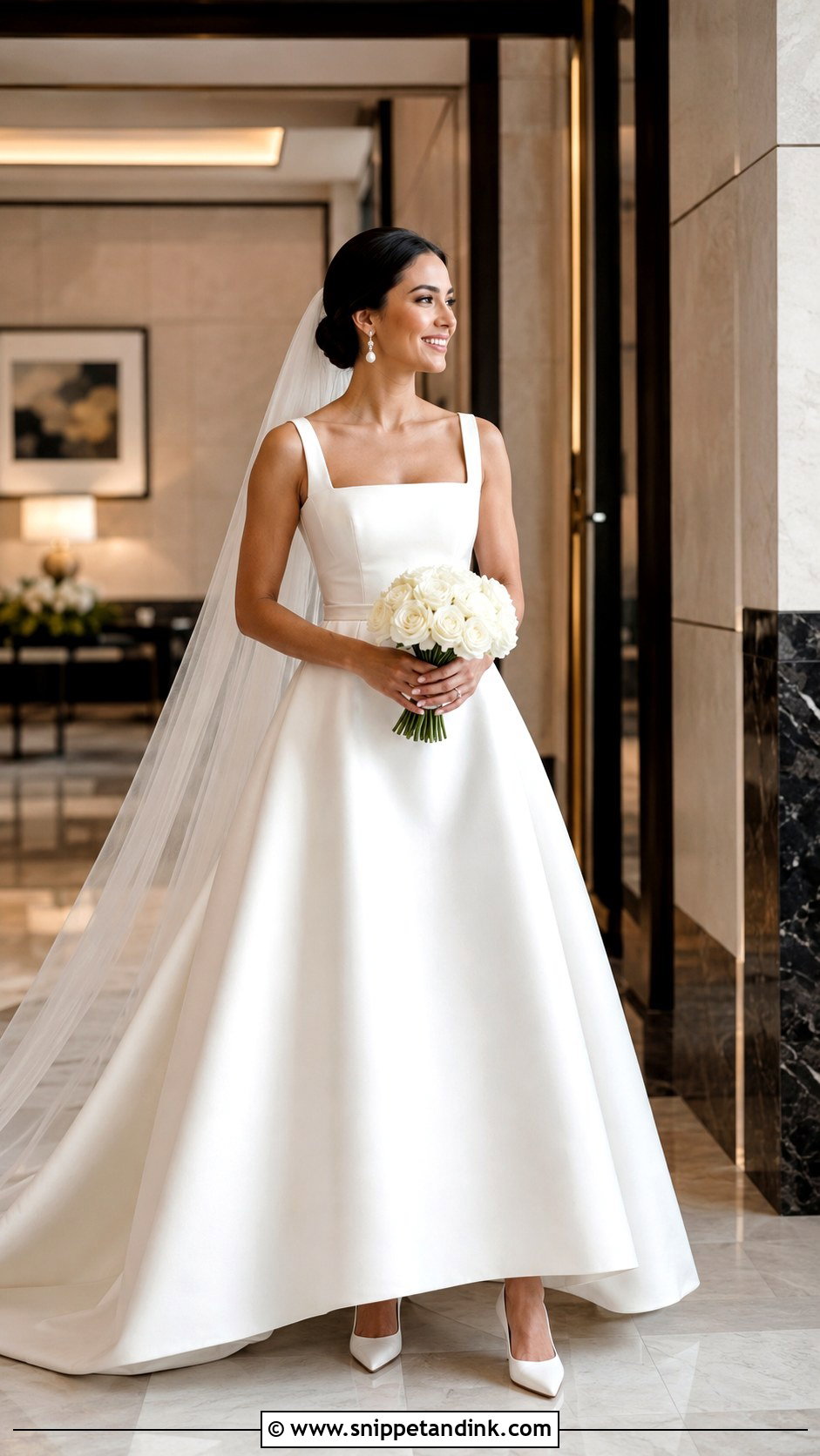 Carolina Herrera Mikado A Line Gown - Snippet and Ink - 20 Carolina Herrera Wedding Dress Ideas