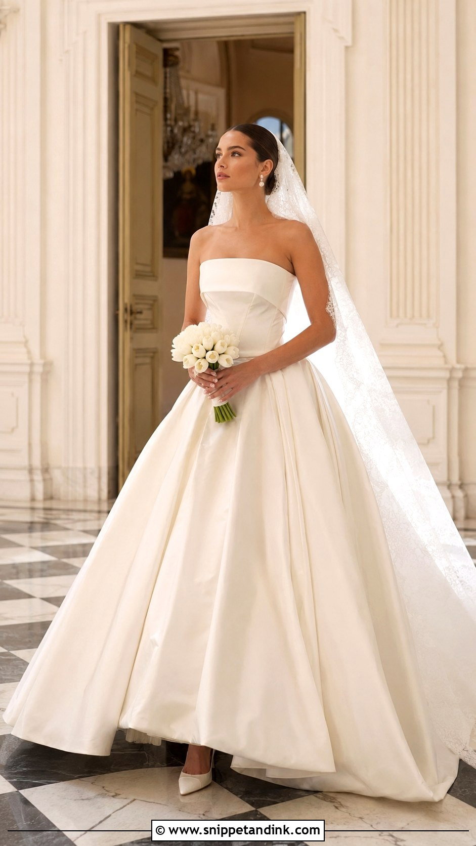Carolina Herrera Strapless Ball Gown - Snippet and Ink - 20 Carolina Herrera Wedding Dress Ideas