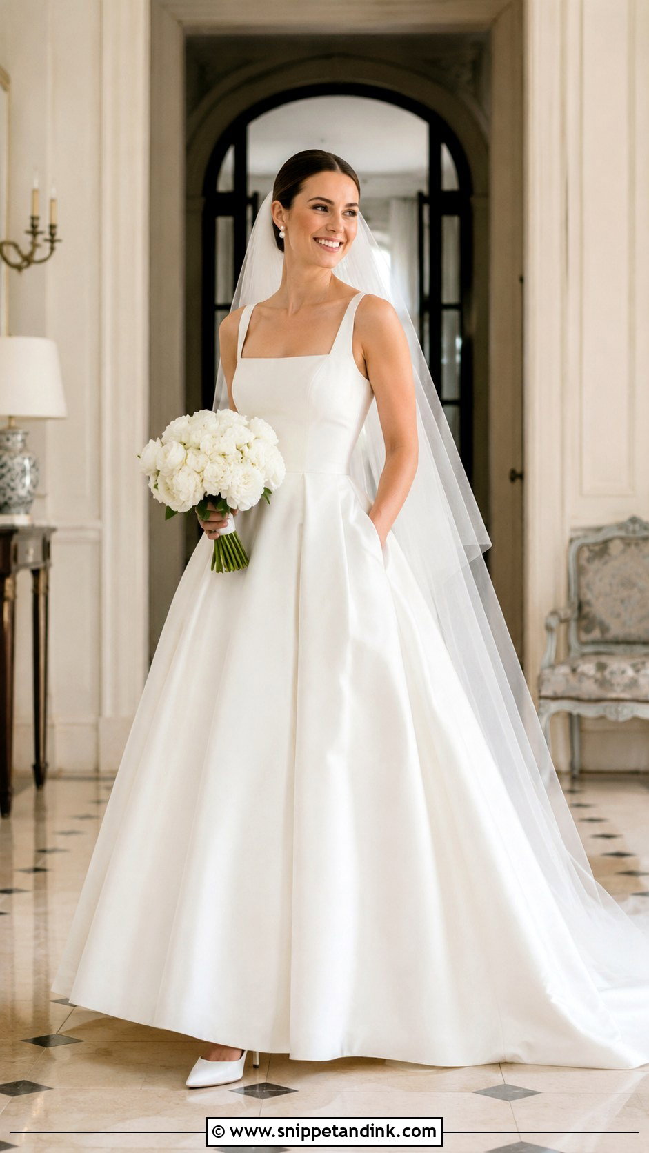 Carolina Herrera Wedding Gown With Pockets - Snippet and Ink - 20 Carolina Herrera Wedding Dress Ideas