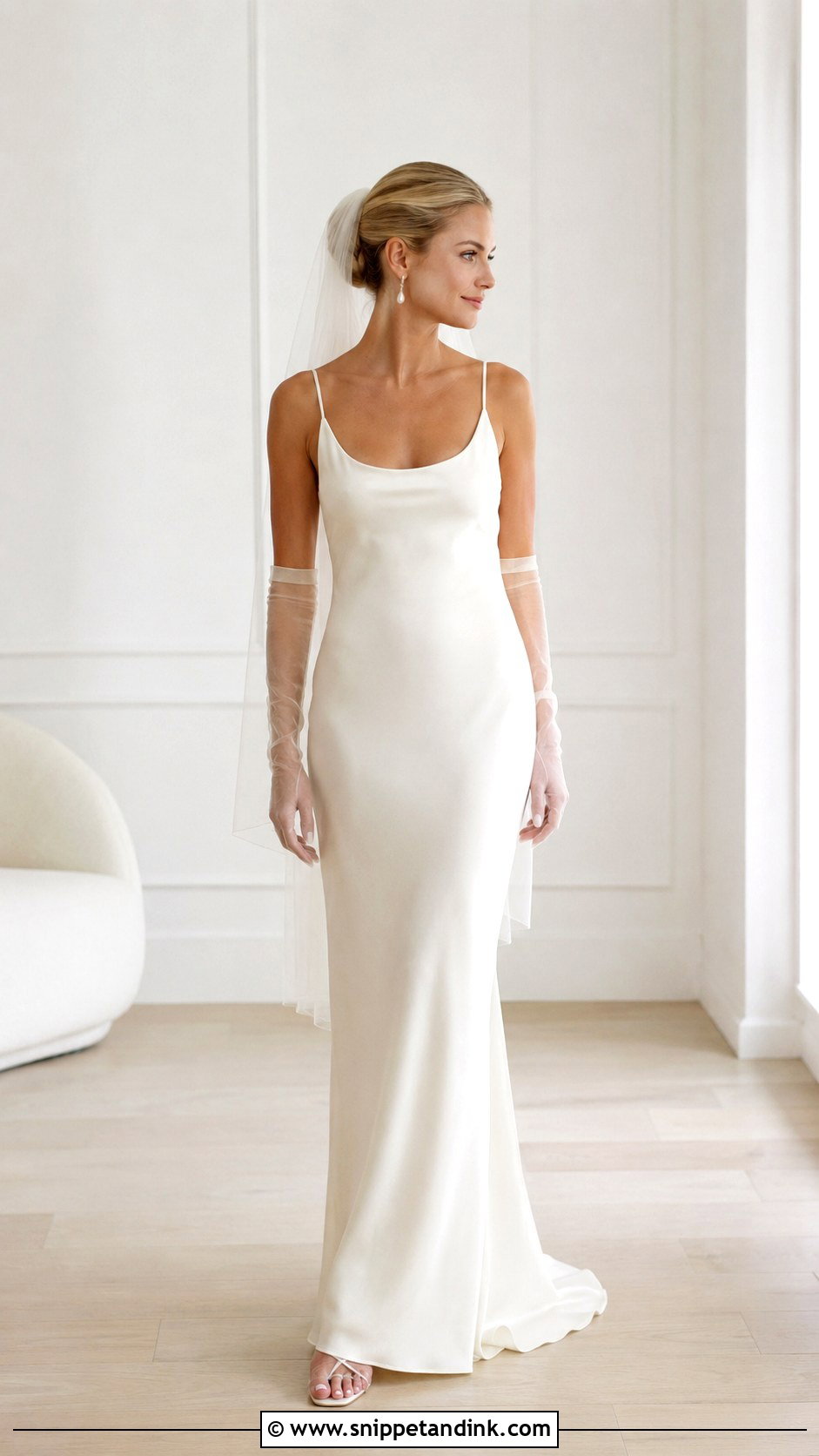Carolyn Bessette Kennedy Wedding Dress - Snippet and Ink - 30 Iconic Wedding Dresses