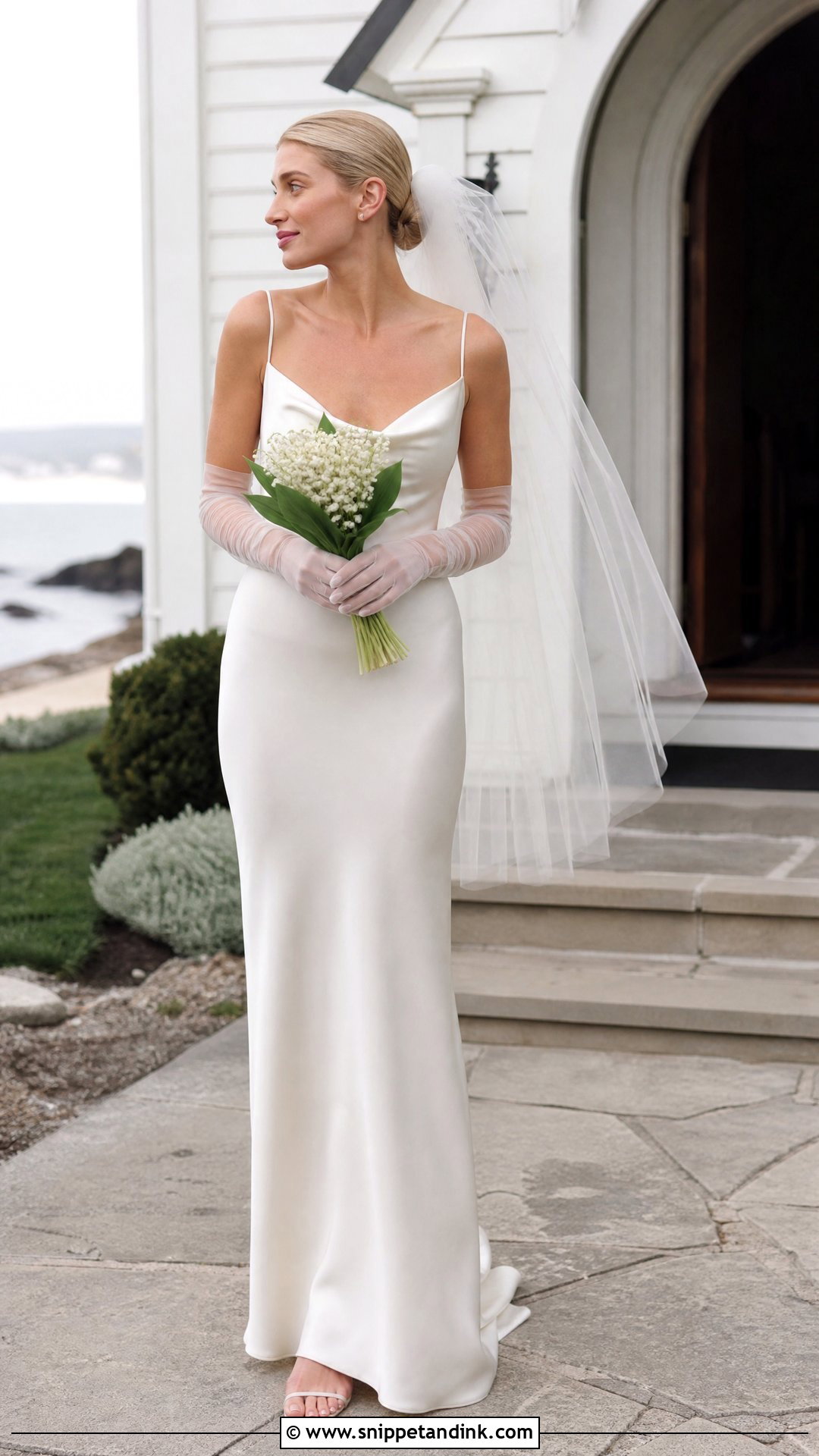 Carolyn Bessette Kennedy Wedding Dress - Snippet and Ink - 25 Famous Wedding Dresses