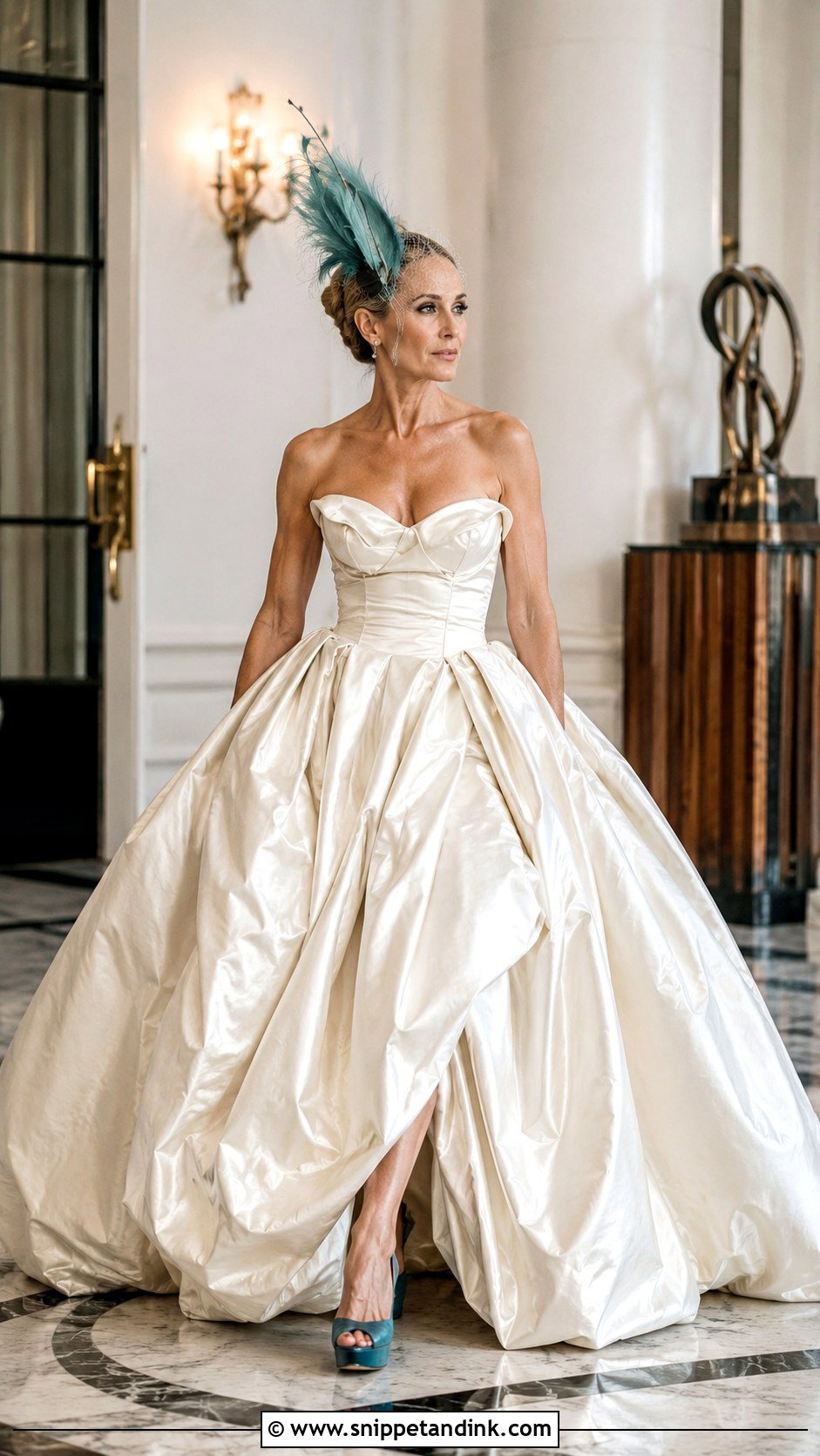 Carrie Bradshaw Ball Gown Wedding Dress - Snippet and Ink - 25 Carrie Bradshaw Wedding Dress Ideas