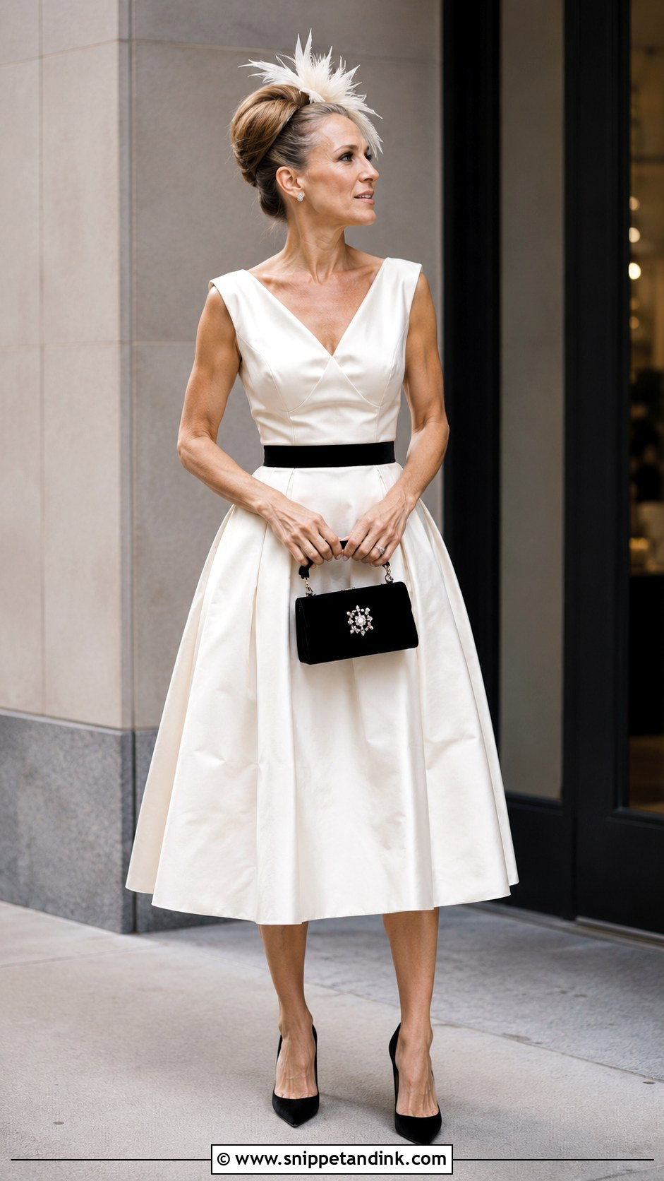Carrie Bradshaw Black And White Wedding Outfit - Snippet and Ink - 20 Carrie Bradshaw Wedding Ideas