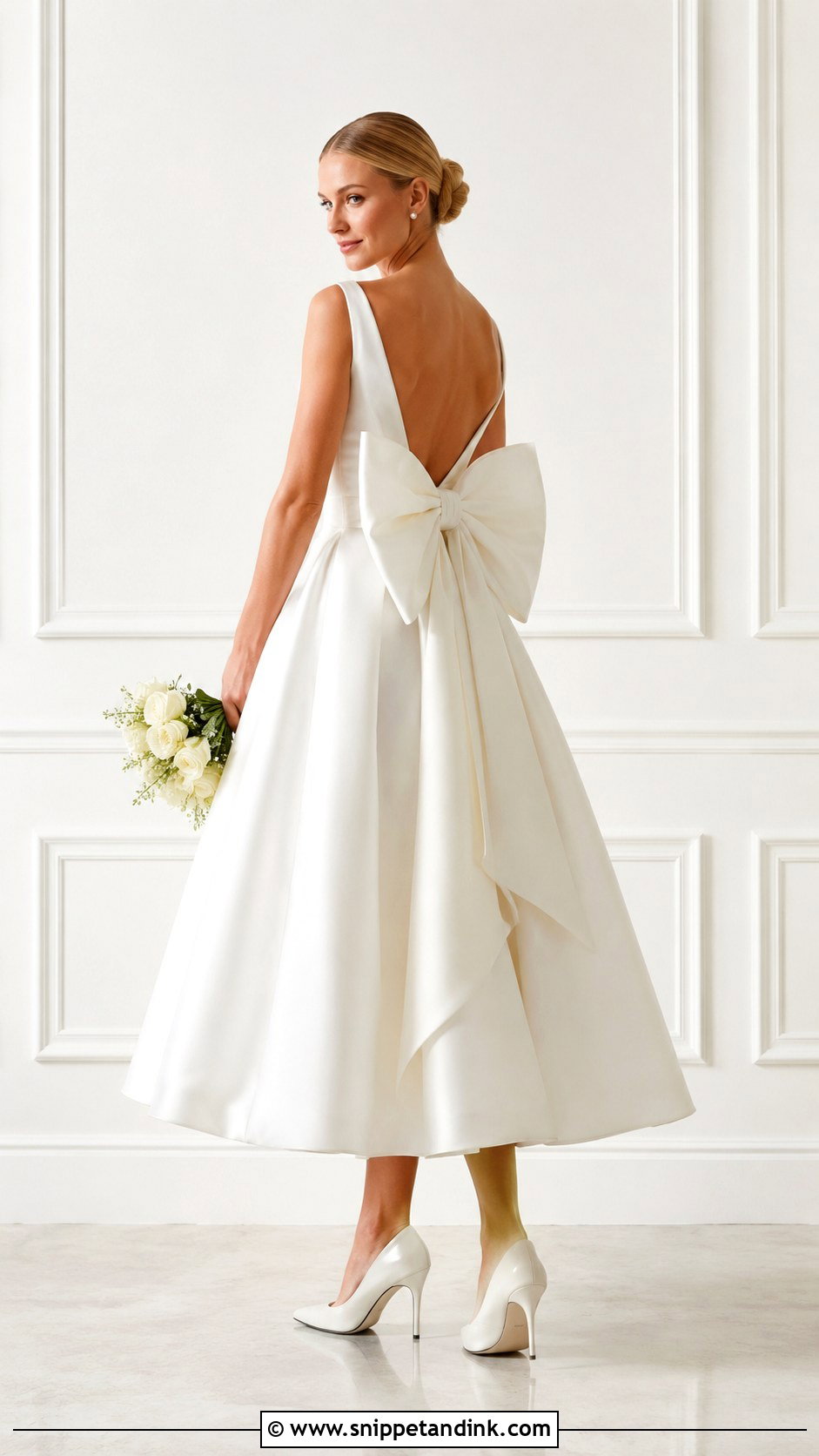 Carrie Bradshaw Bow Wedding Dress - Snippet and Ink - 25 Carrie Bradshaw Wedding Dress Ideas