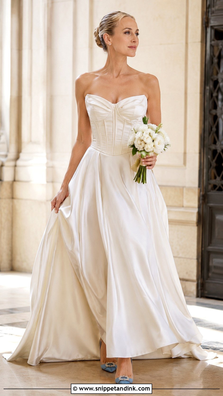 Carrie Bradshaw Corset Wedding Dress - Snippet and Ink - 25 Carrie Bradshaw Wedding Dress Ideas