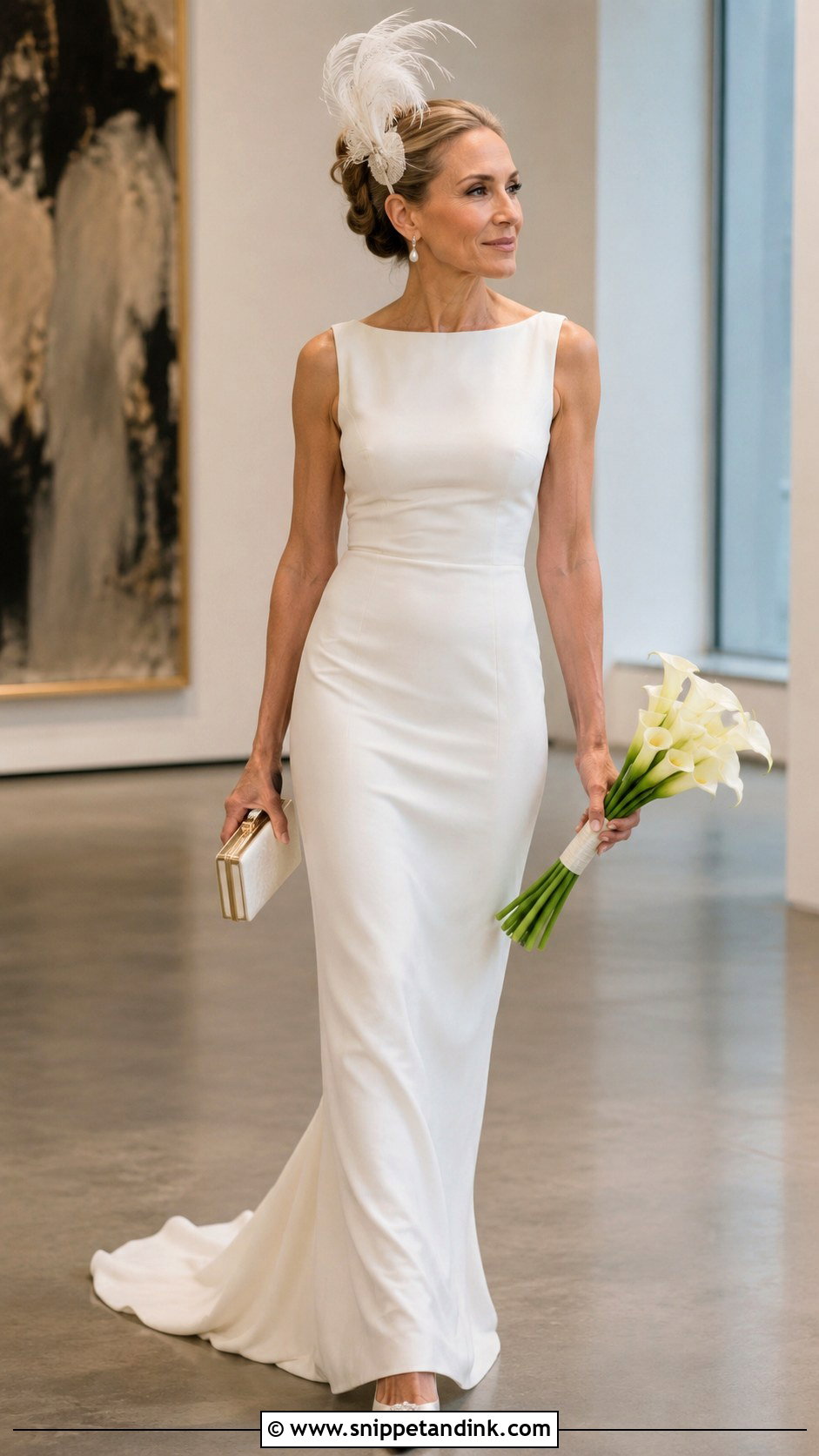 Carrie Bradshaw Feather Headpiece Wedding Dress - Snippet and Ink - 20 Carrie Bradshaw Wedding Ideas