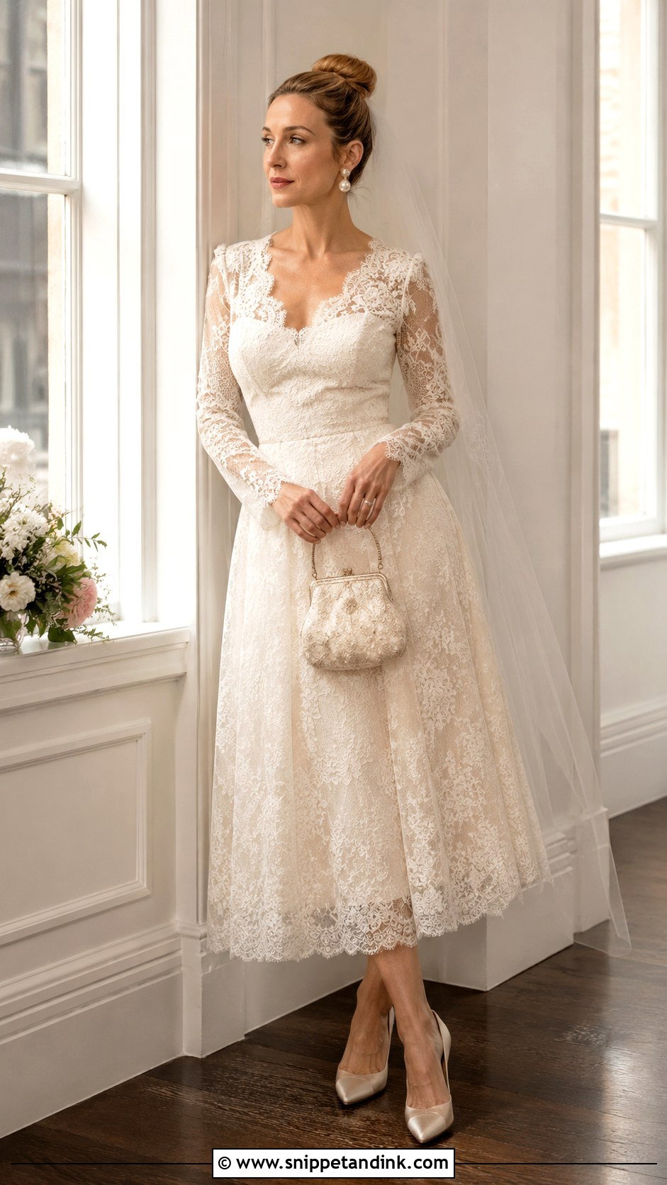 Carrie Bradshaw Lace Wedding Dress - Snippet and Ink - 25 Carrie Bradshaw Wedding Dress Ideas