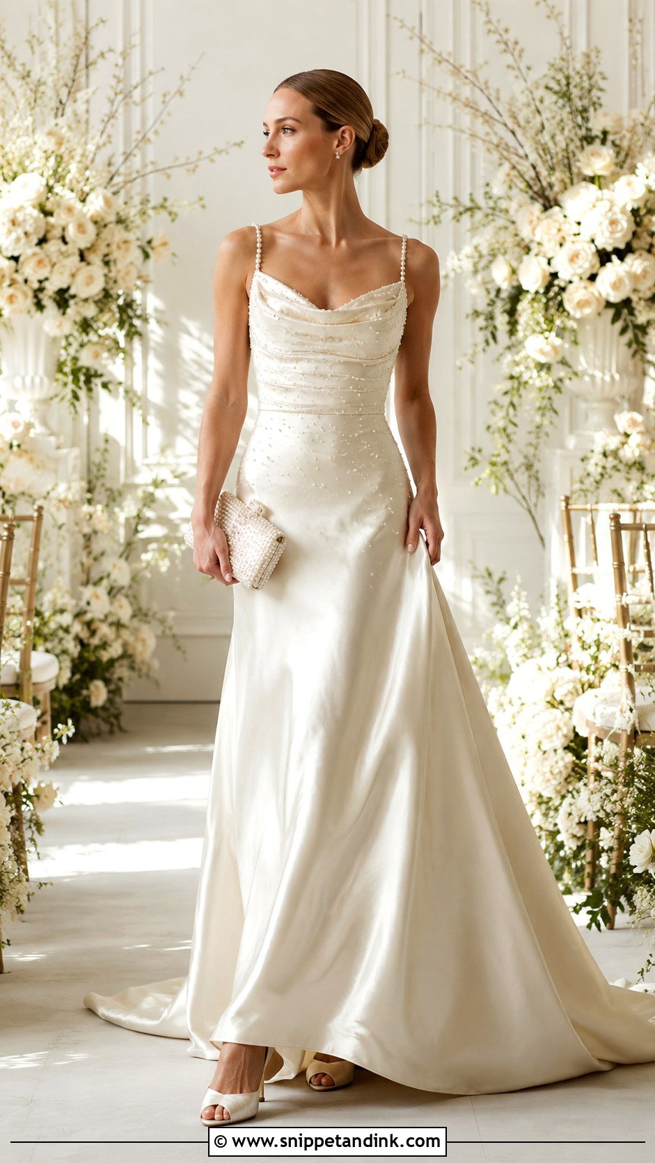 Carrie Bradshaw Pearl Wedding Dress - Snippet and Ink - 25 Carrie Bradshaw Wedding Dress Ideas