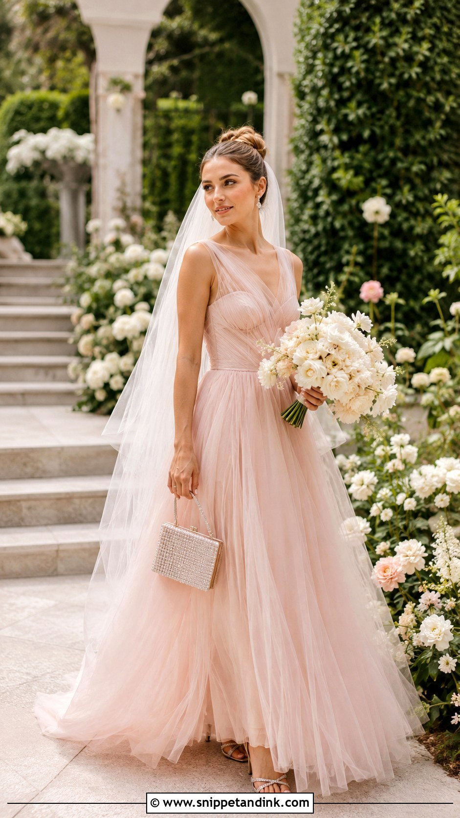 Carrie Bradshaw Pink Wedding Dress - Snippet and Ink - 20 Carrie Bradshaw Wedding Ideas