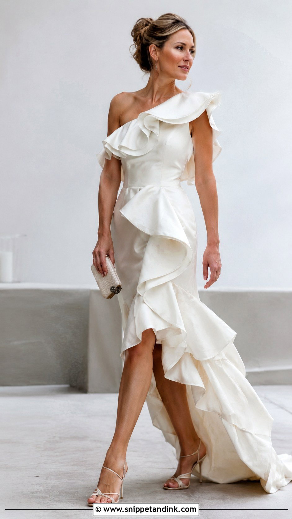 Carrie Bradshaw Ruffle Wedding Dress - Snippet and Ink - 25 Carrie Bradshaw Wedding Dress Ideas
