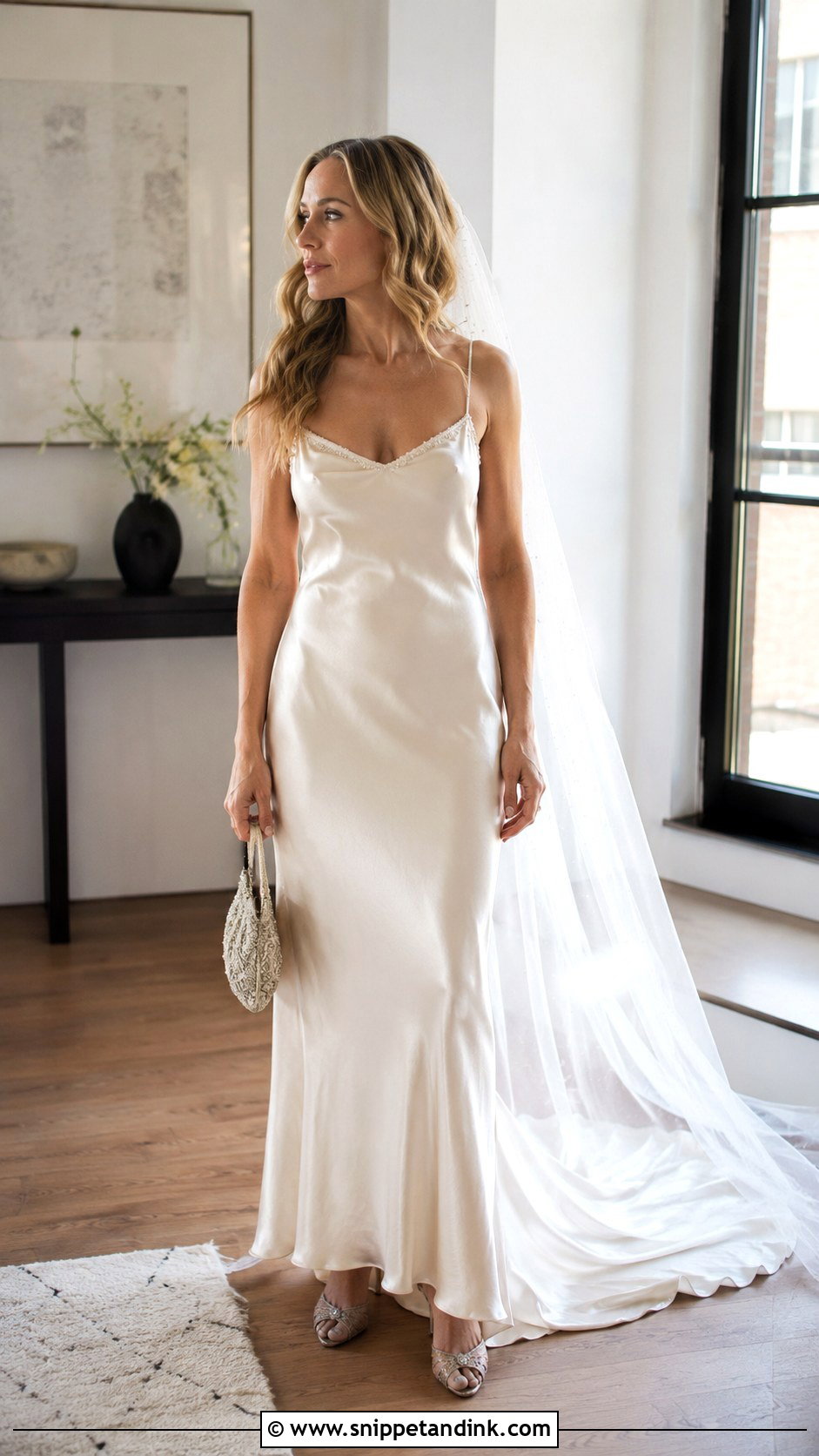 Carrie Bradshaw Slip Wedding Dress - Snippet and Ink - 25 Carrie Bradshaw Wedding Dress Ideas