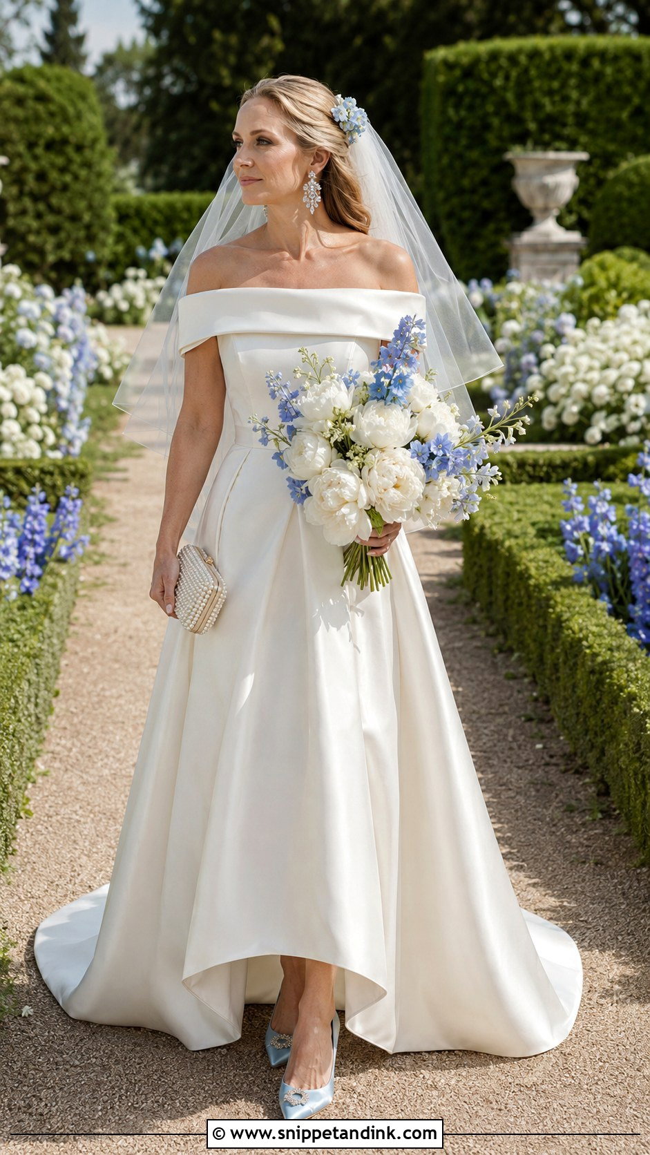 Carrie Off the Shoulder Wedding Dress - Snippet and Ink - 20 Carrie Wedding Dress Ideas