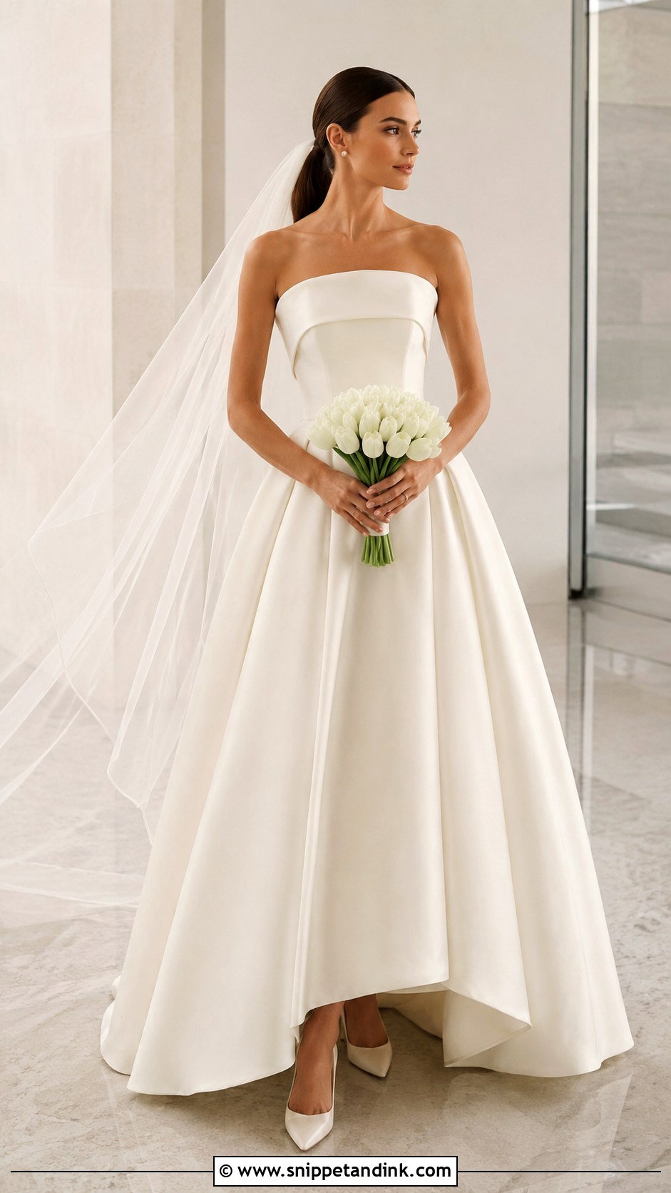 Cartier Strapless Convertible Wedding Dress - Snippet and Ink - 20 Grace Loves Lace Wedding Dress Ideas