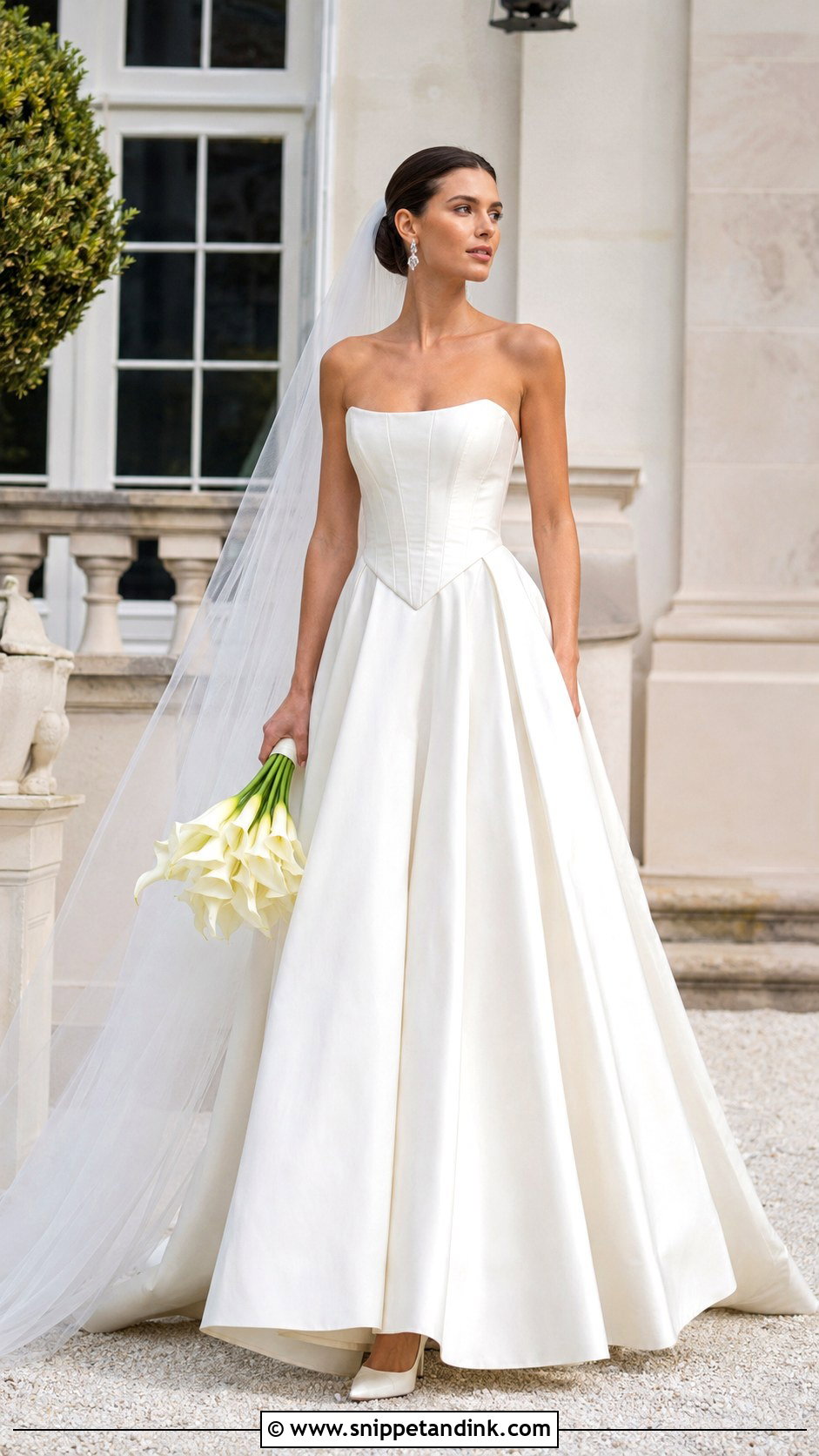 Casablanca Bridal Basque Waist Corset Gown - Snippet and Ink - 20 Casablanca Bridal Ideas