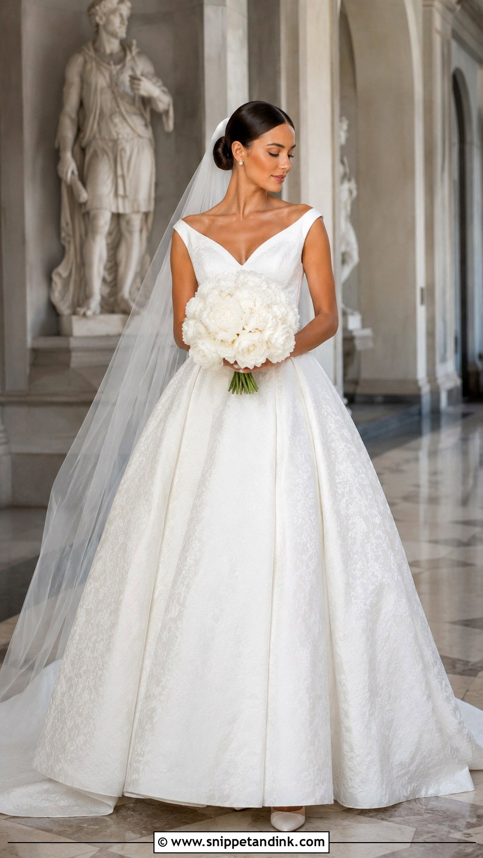 Casablanca Bridal Jacquard Ball Gown - Snippet and Ink - 20 Casablanca Bridal Ideas