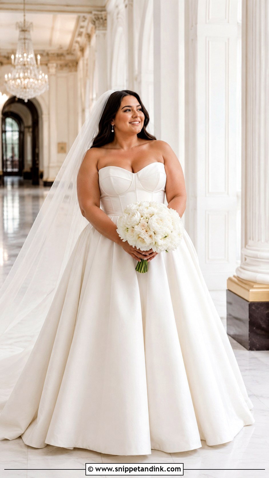 Casablanca Bridal Plus Size Corset Ball Gown - Snippet and Ink - 20 Casablanca Bridal Ideas