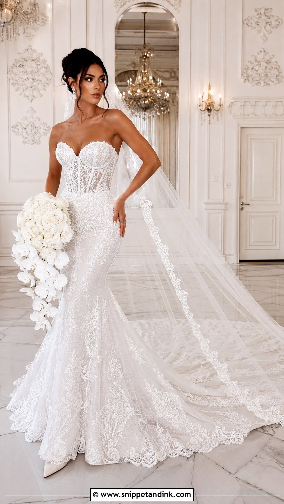 Casablanca Bridal Sweetheart Mermaid Gown - Snippet and Ink - 20 Casablanca Bridal Ideas