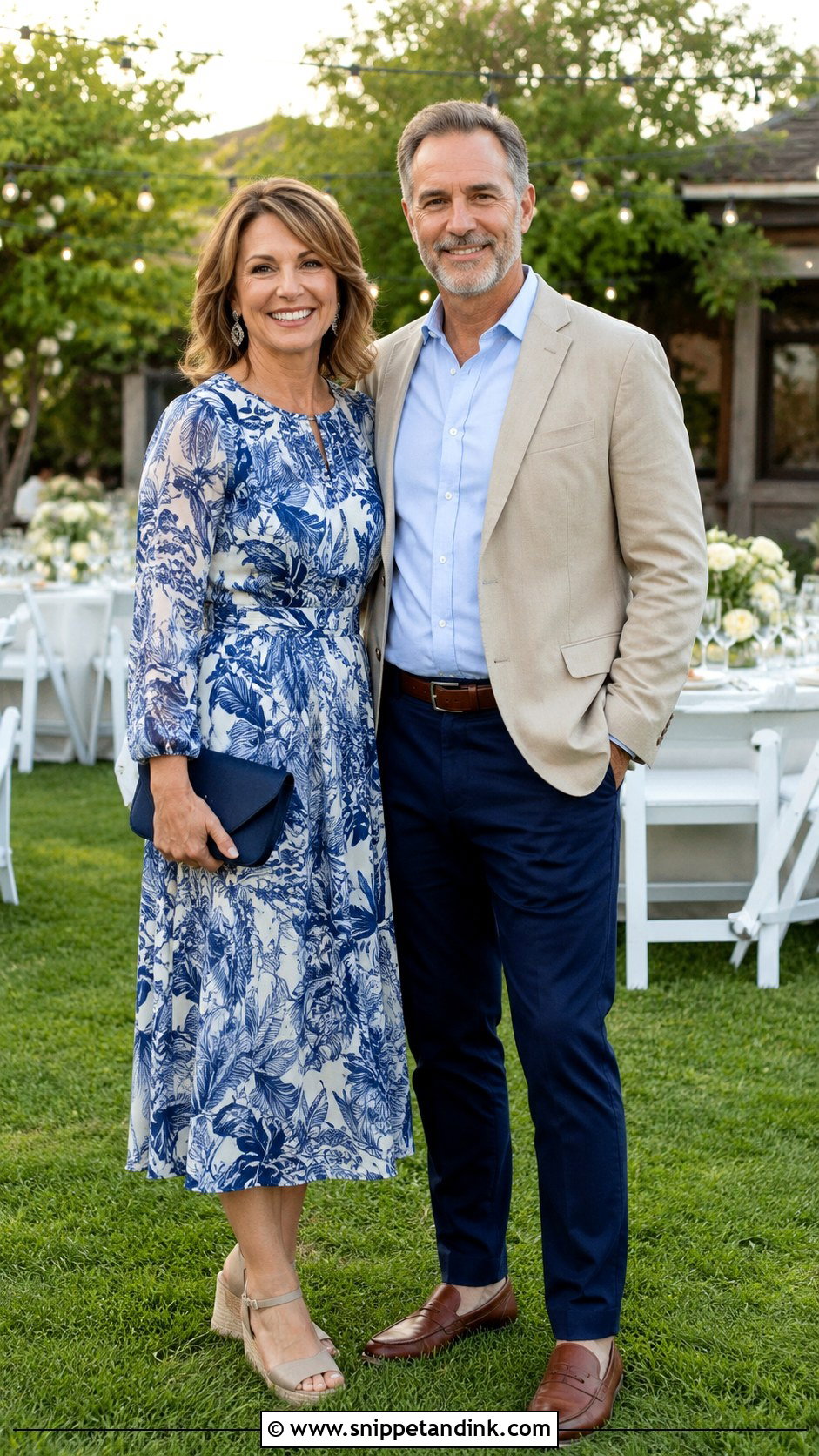 Casual Backyard Parent Wedding Outfit - Snippet and Ink - 20 Parents Wedding Outfit Ideas