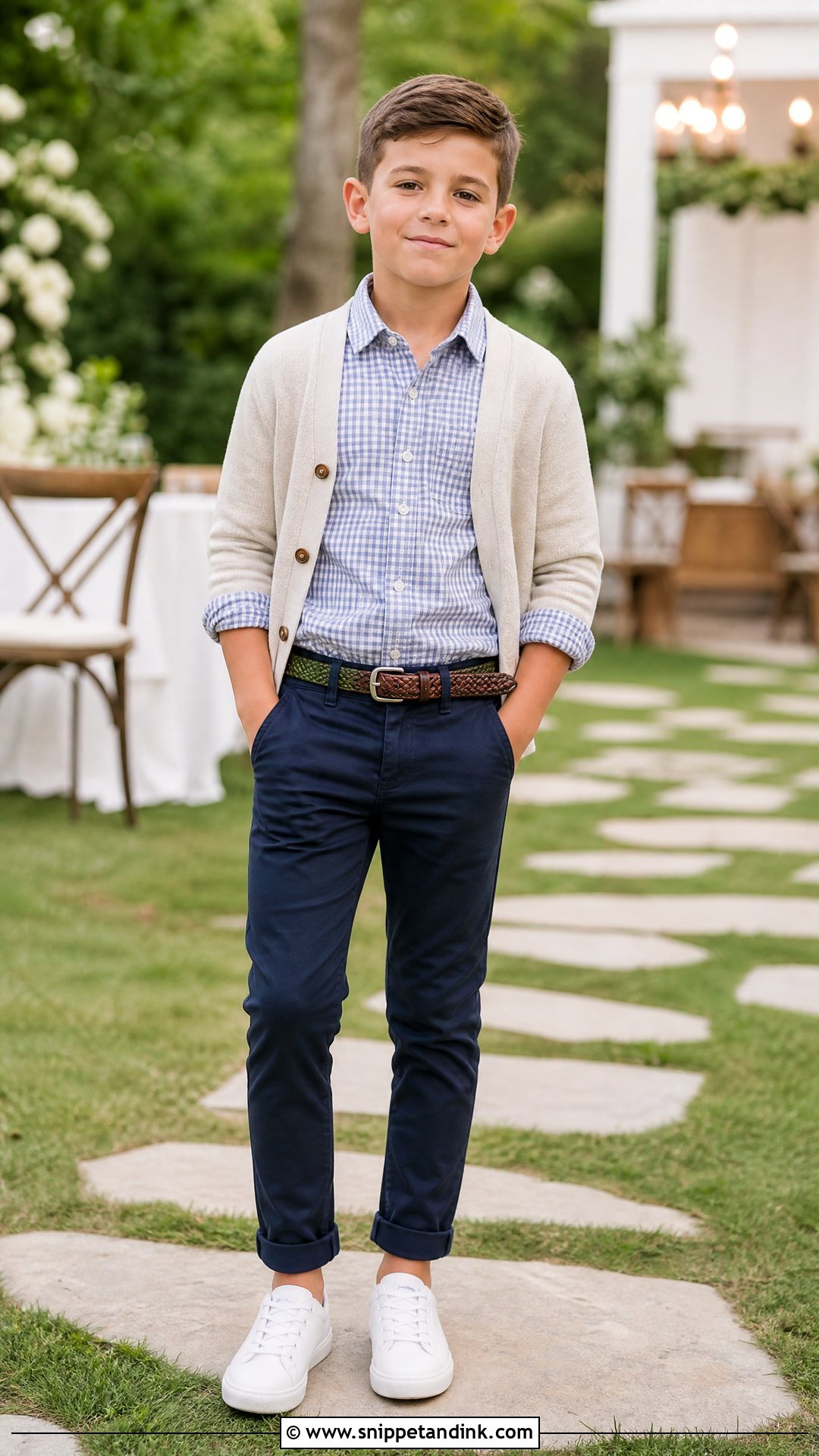 Casual Backyard Wedding Outfit for Boys - Snippet and Ink - 20 Wedding Outfit for Boys Kids Ideas