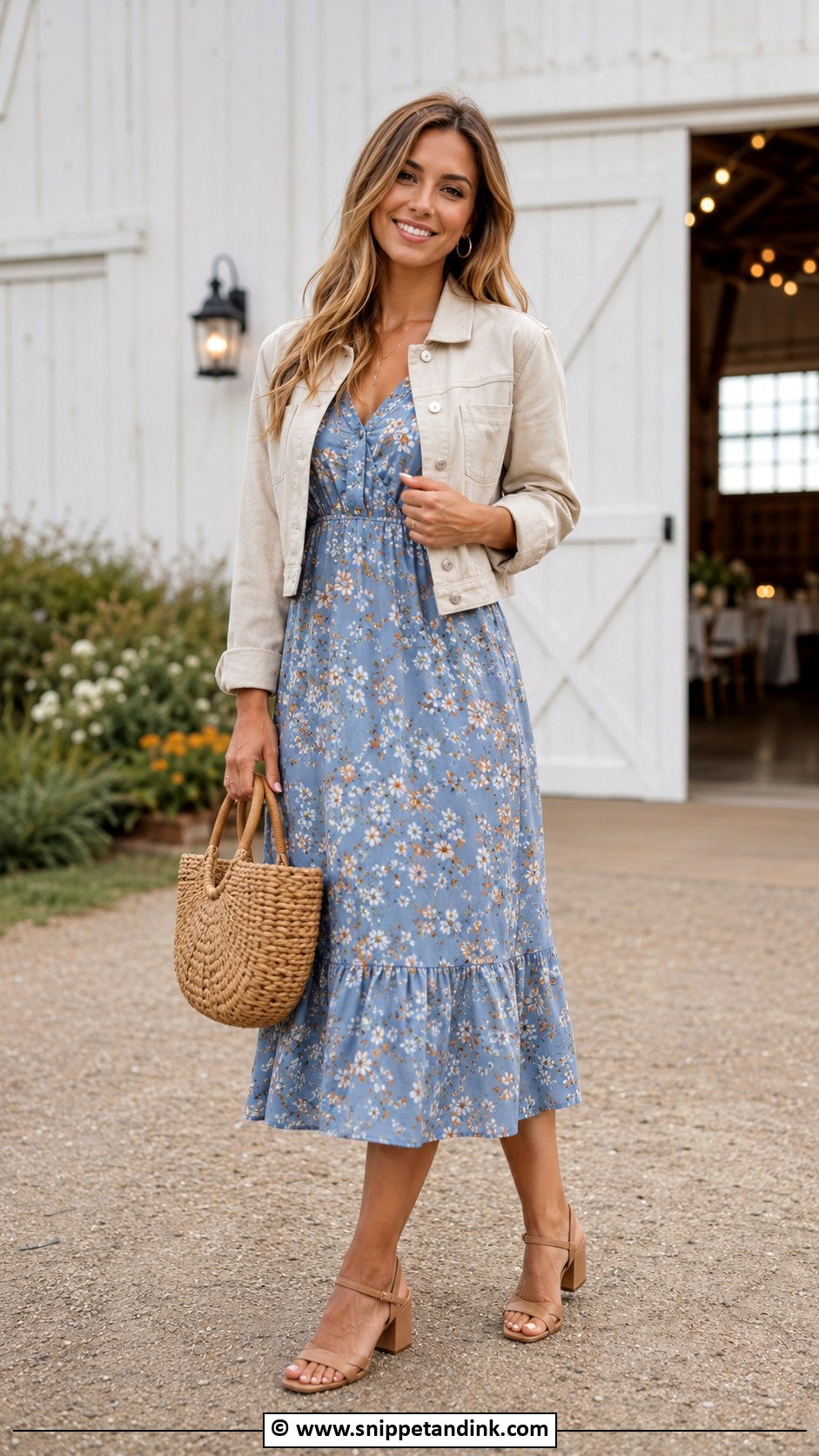Casual Barn Wedding Guest Outfit - Snippet and Ink - 25 Casual Wedding Attire Ideas