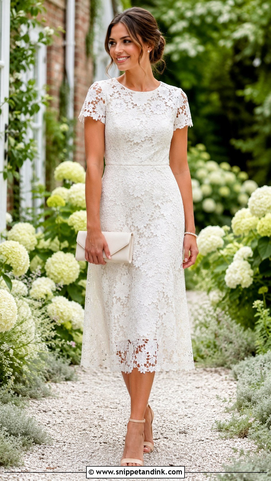 Casual Bridal Lace Dress Outfit - Snippet and Ink - 20 Casual Bridal Outfits