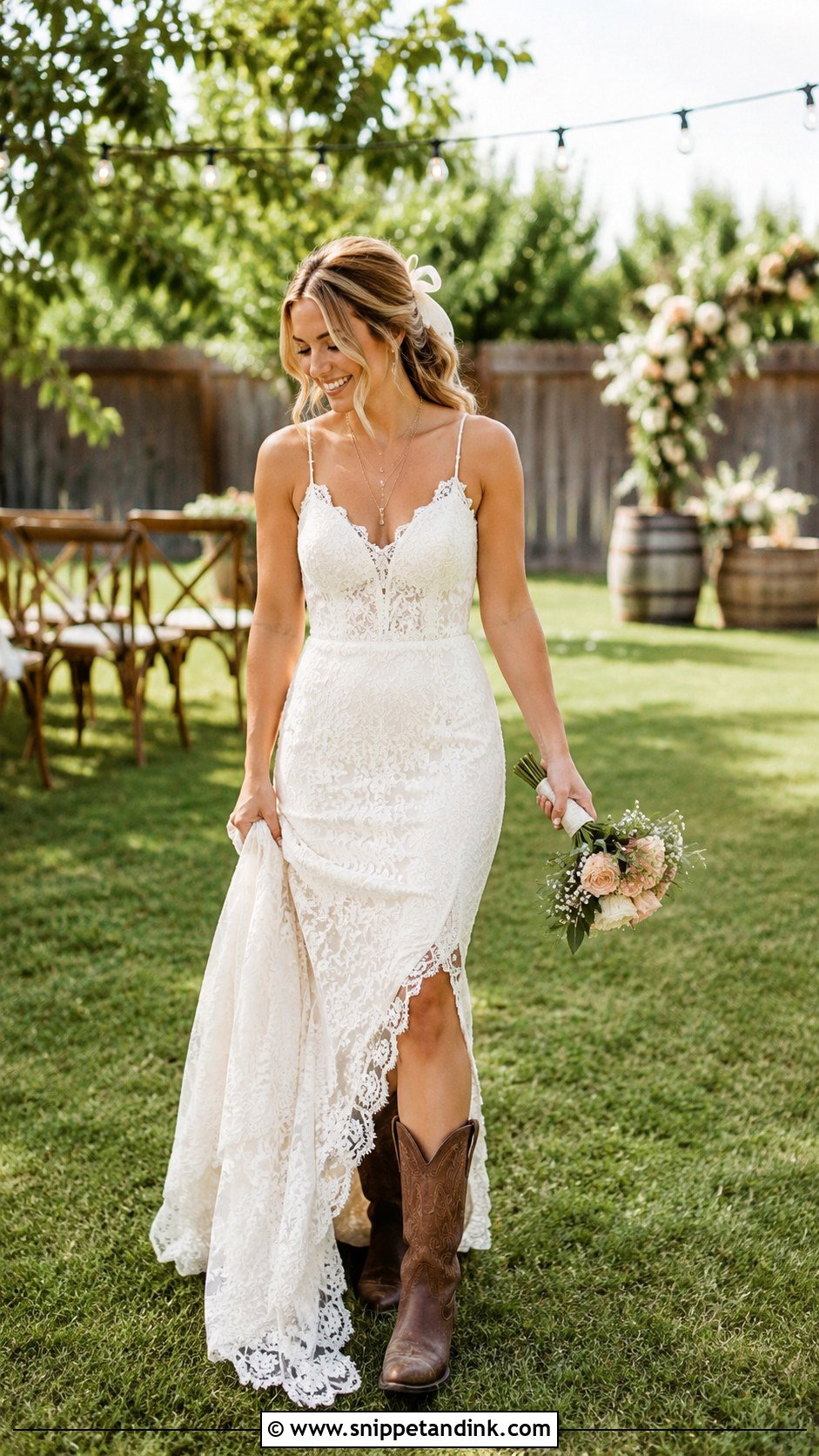 Casual Country Wedding Dress - Snippet and Ink - 25 Country Style Wedding Dresses
