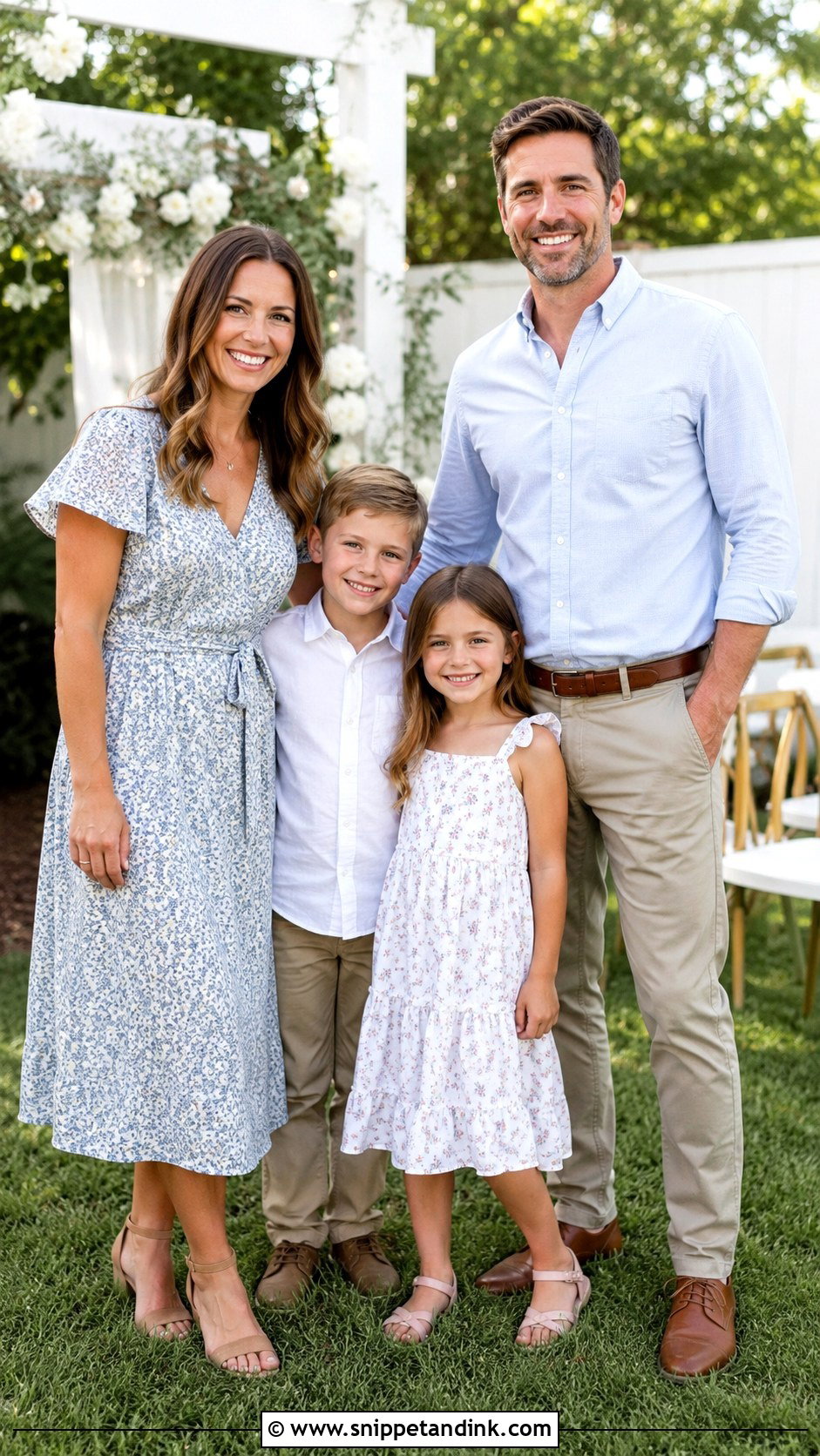 Casual Family Wedding Outfit - Snippet and Ink - 25 Family Outfits for Wedding