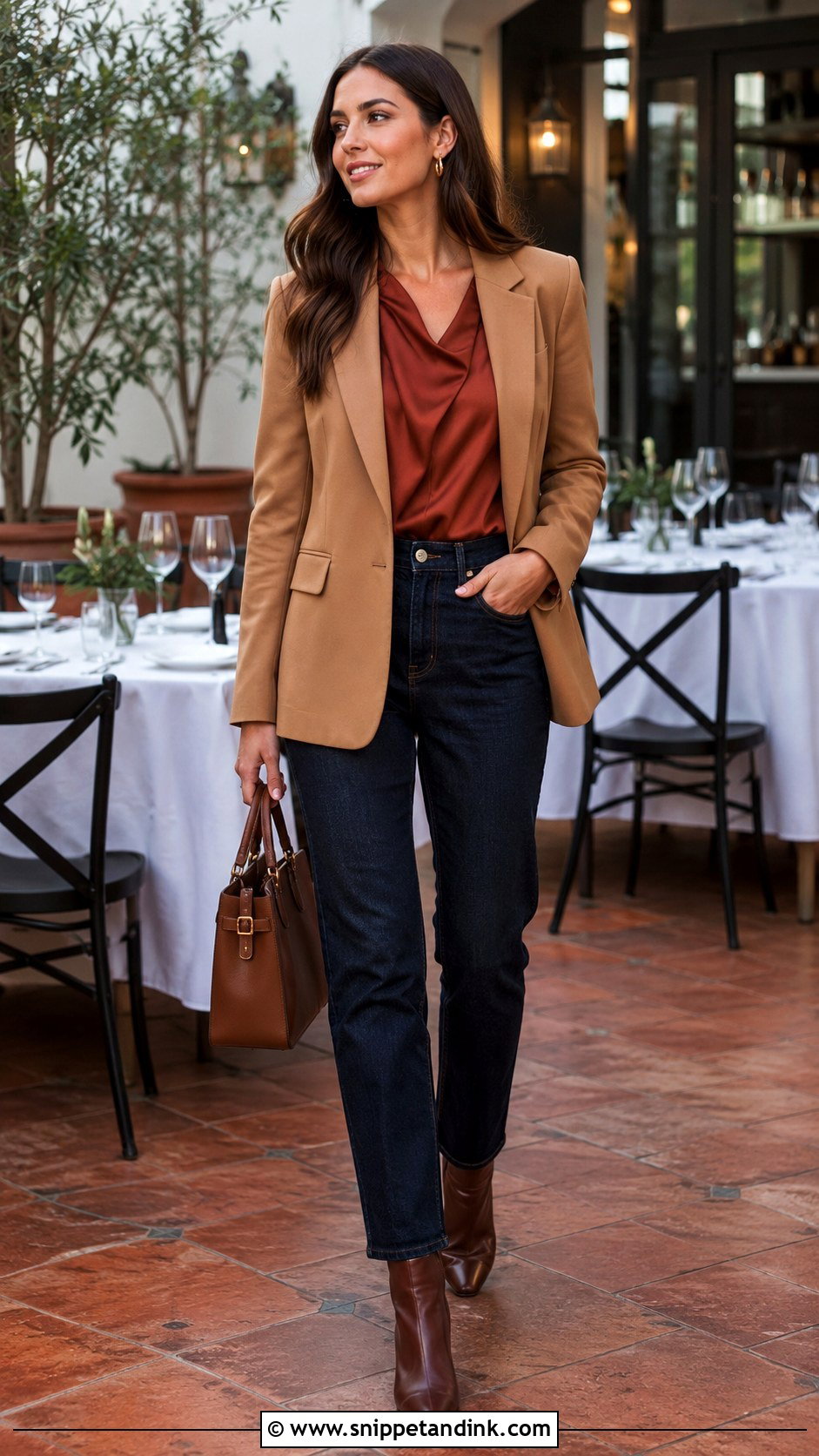 Casual Rehearsal Dinner Fall Outfit - Snippet and Ink - 25 Casual Rehearsal Dinner Outfit Ideas