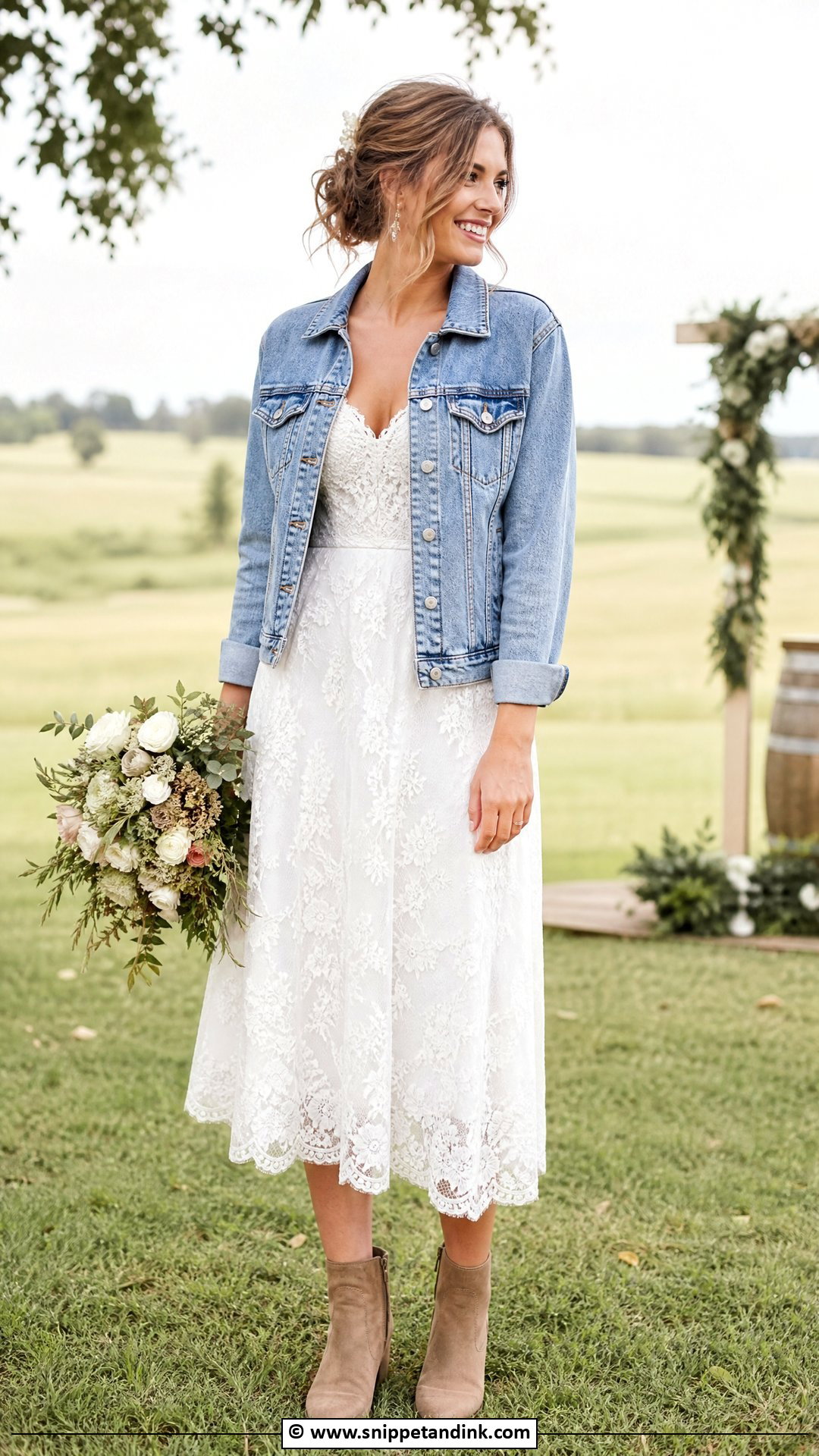 Casual Wedding Dress With Boots - Snippet and Ink - 35 Casual Wedding Dress Ideas