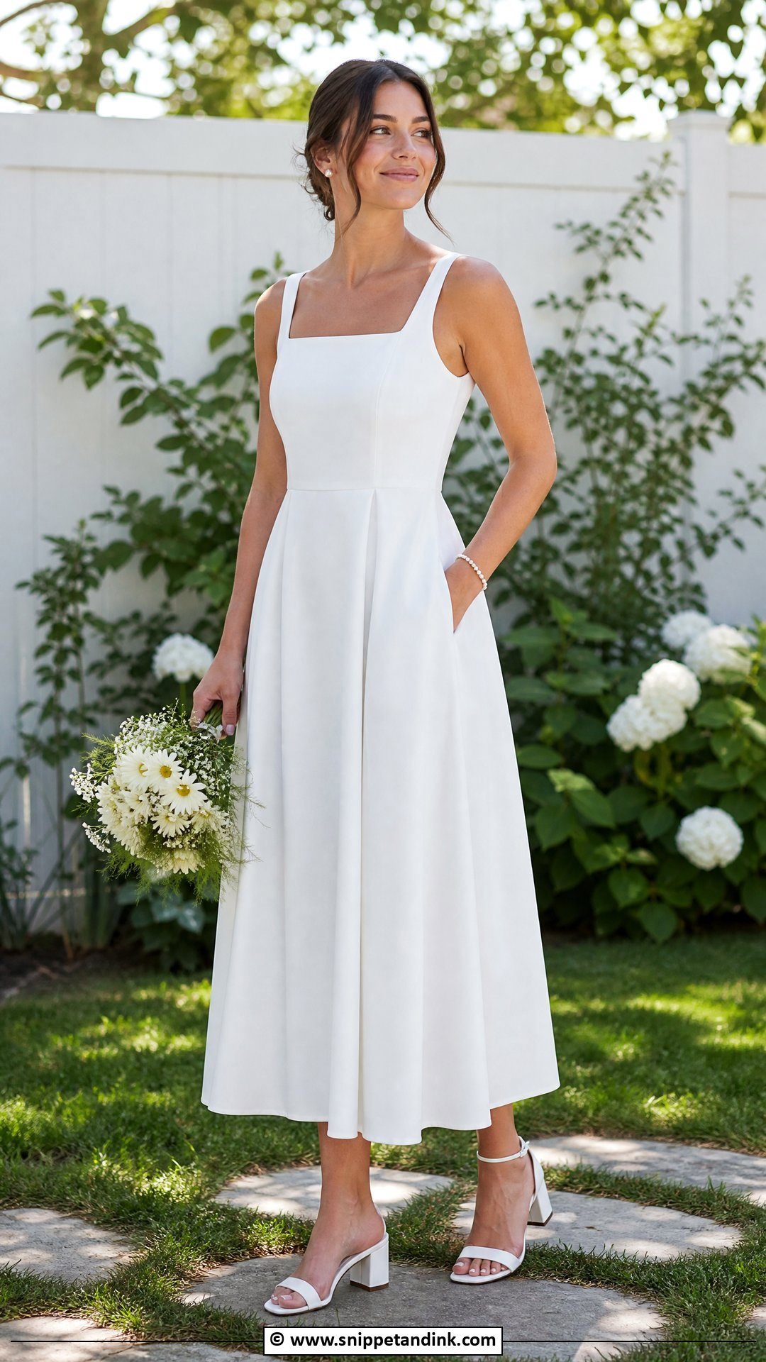 Casual Wedding Dress With Pockets - Snippet and Ink - 35 Casual Wedding Dress Ideas