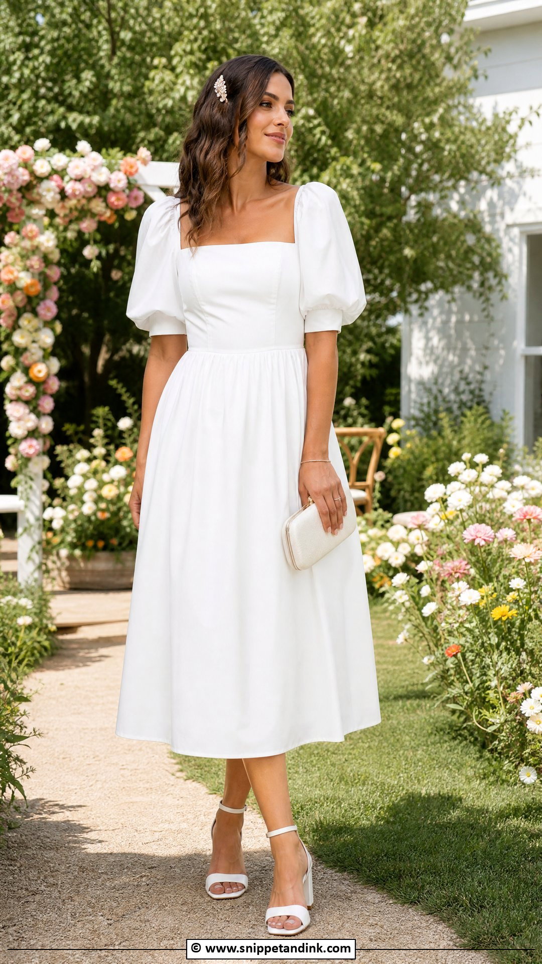Casual Wedding Dress With Sleeves - Snippet and Ink - 35 Casual Wedding Dress Ideas