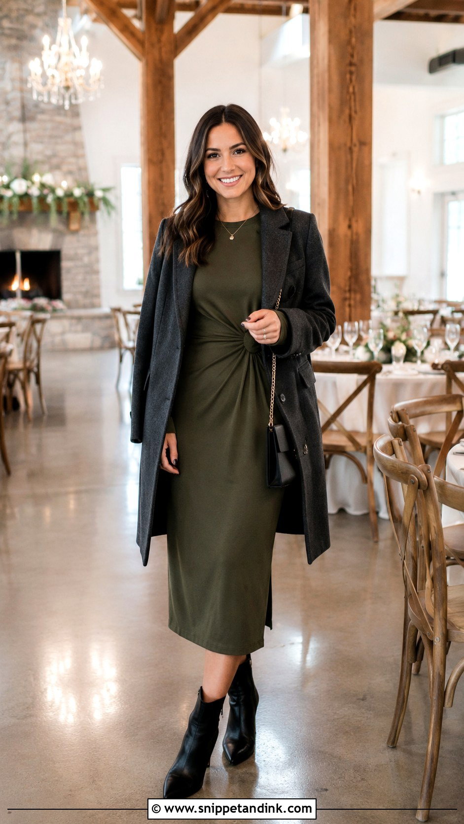 Casual Winter Wedding Guest Outfit - Snippet and Ink - 30 Winter Wedding Outfit Ideas