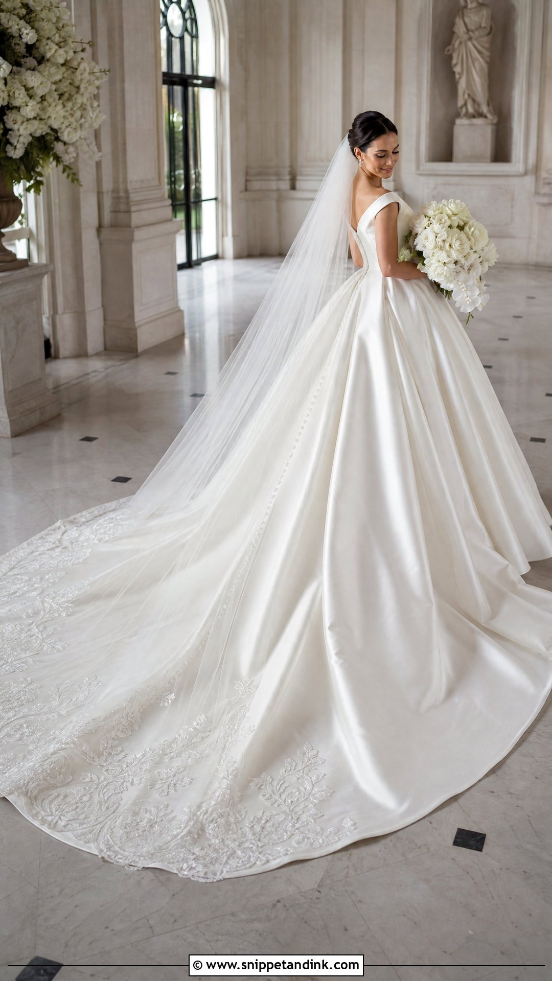 Cathedral Train Couture Bridal Gown - Snippet and Ink - 25 Couture Bridal Gowns