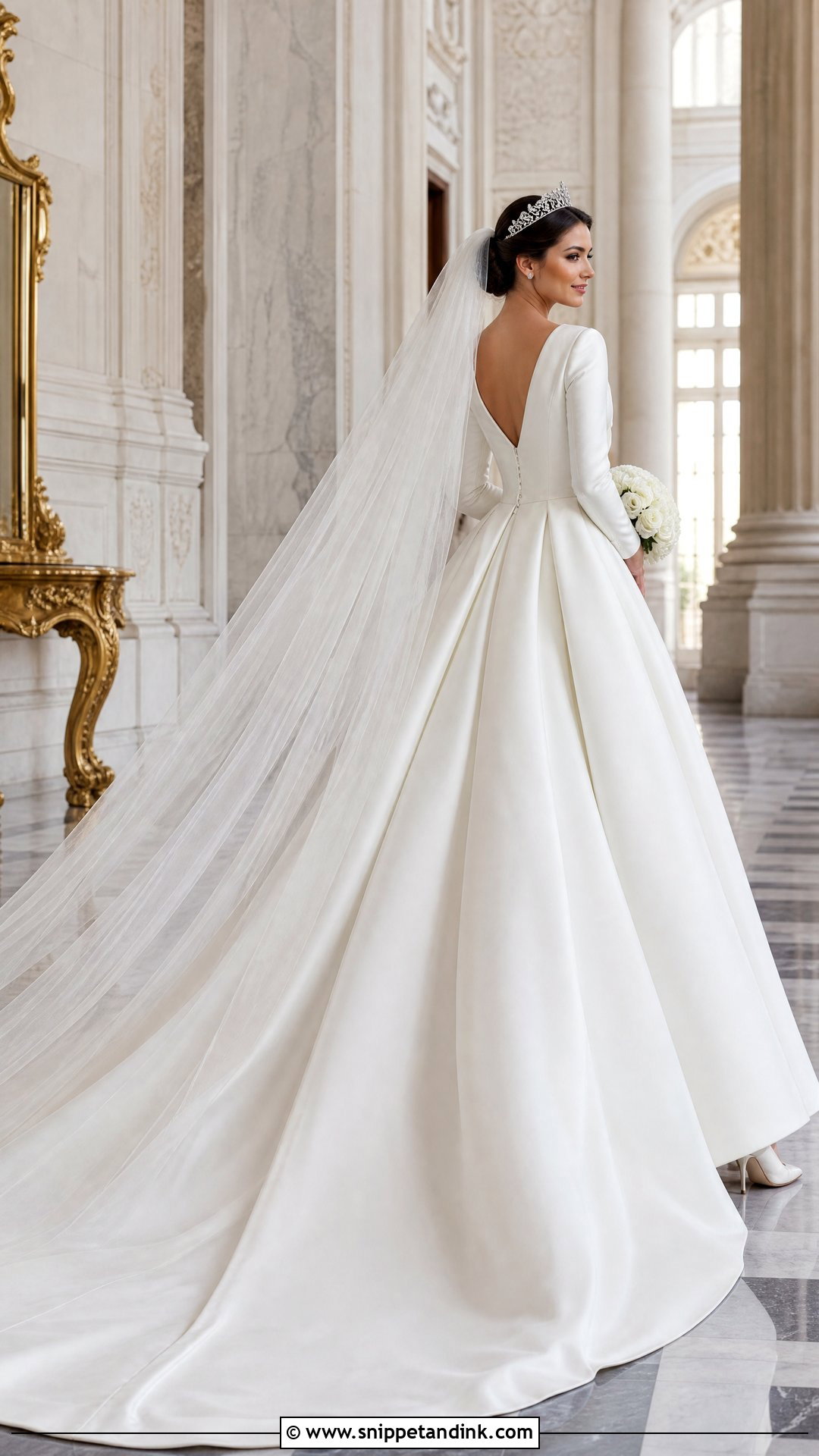 Cathedral Train Royal Bride Dress - Snippet and Ink - 20 Royal Bride Dress Ideas
