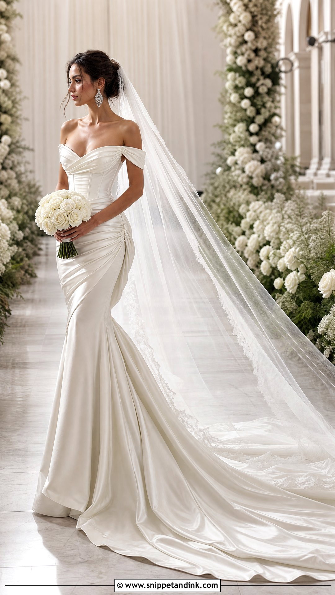 Cathedral Train Vivienne Westwood Mermaid Wedding Dress - Snippet and Ink - 20 Vivienne Westwood Wedding Dress Mermaid Ideas
