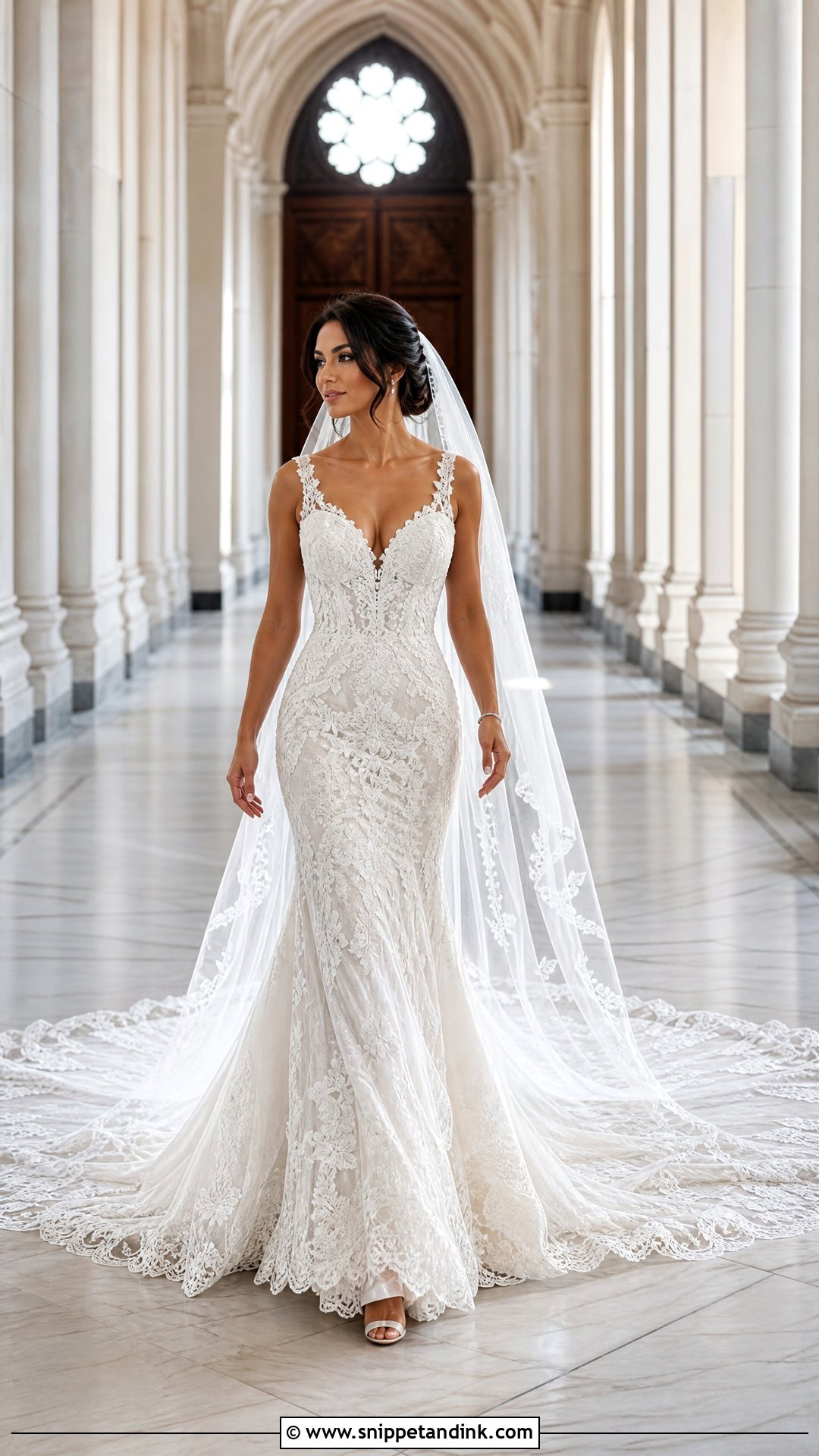 Cathedral Train Wedding Dress - Snippet and Ink - 25 Expensive Wedding Dress Ideas