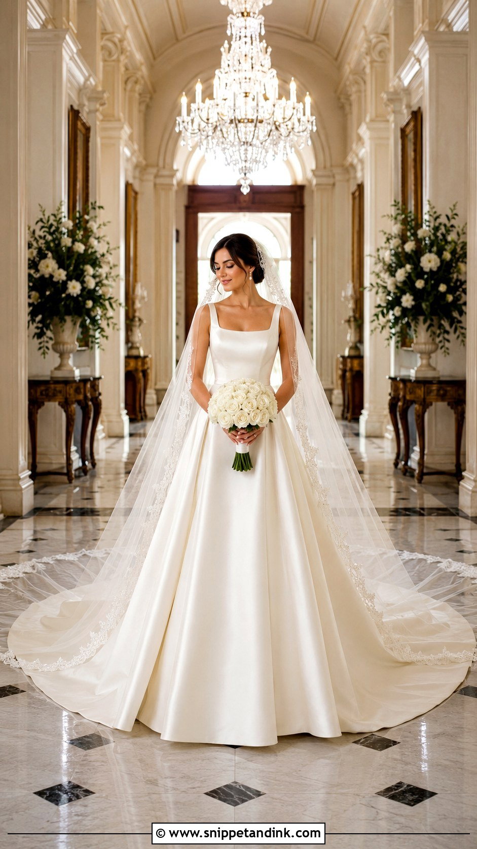 Cathedral Train Wedding Dress - Snippet and Ink - 20 Elegant Luxury Wedding Dress Ideas
