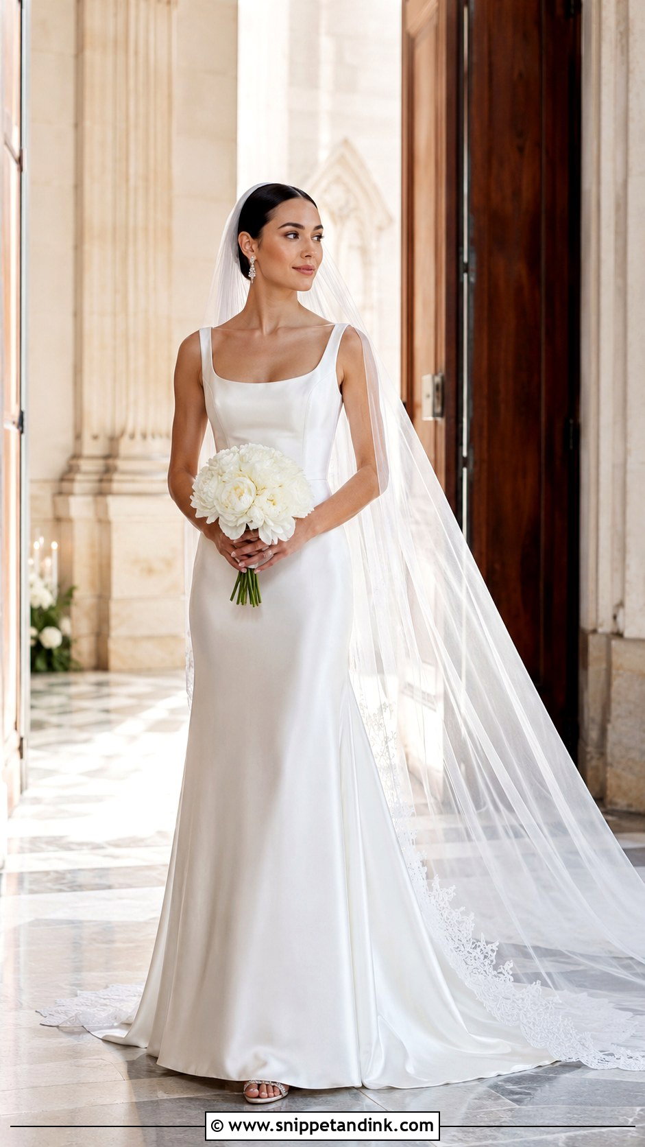 Cathedral Veil Bride Look - Snippet and Ink - 25 Timeless Bride Ideas