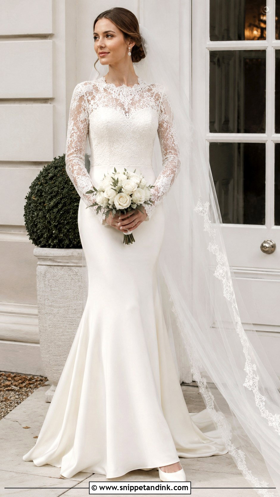 Catherine Deane Long Sleeve Wedding Dress - Snippet and Ink - 20 Catherine Deane Ideas