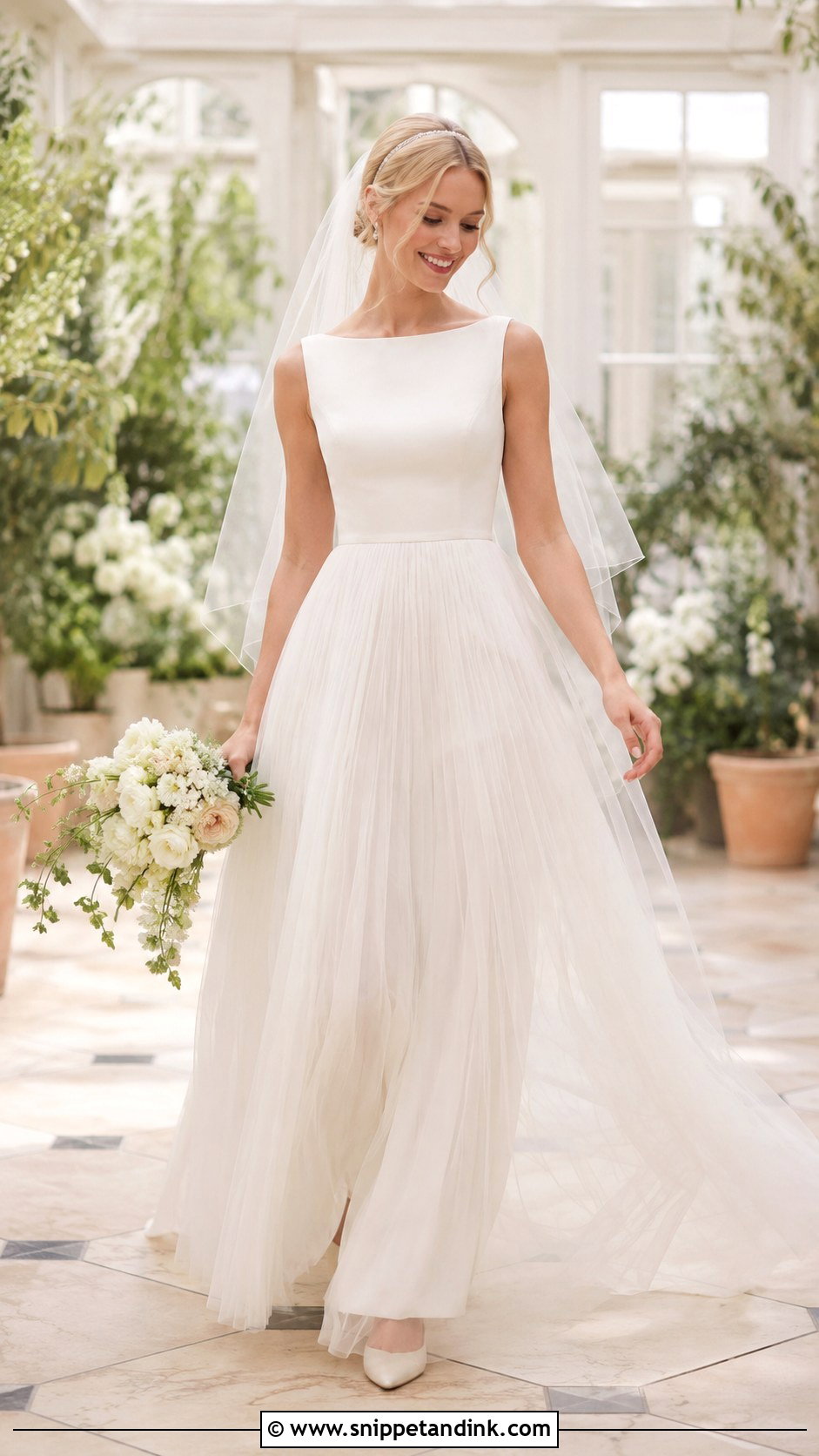 Catherine Deane Pleated Tulle Wedding Dress - Snippet and Ink - 20 Catherine Deane Ideas