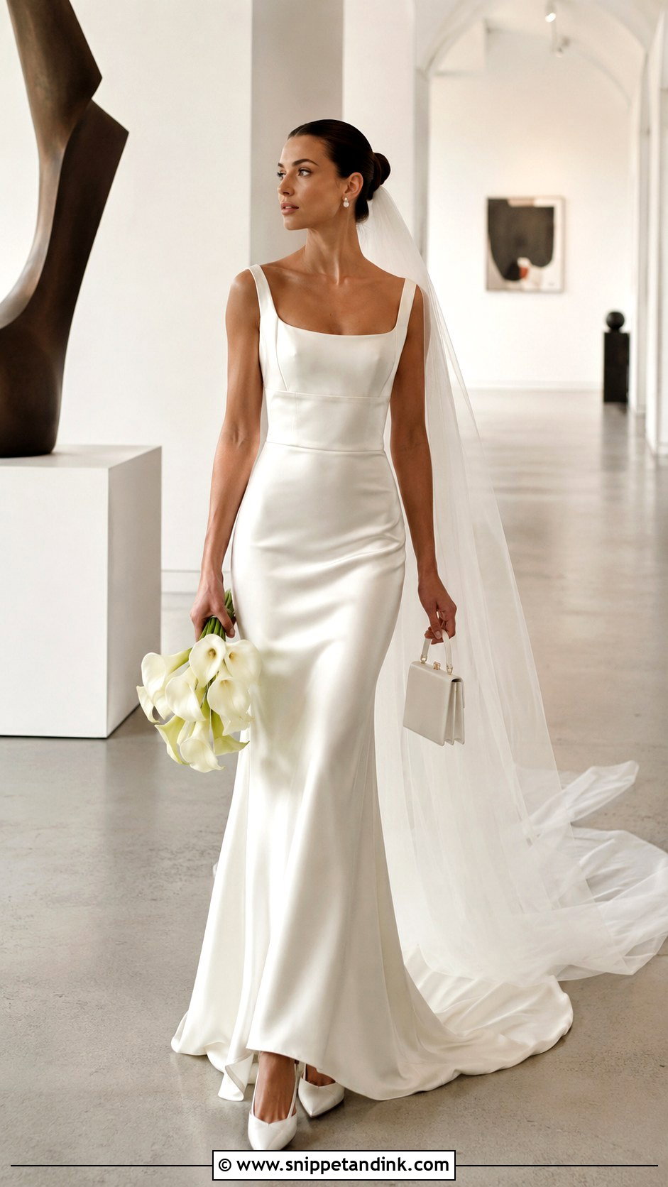 Catherine Deane Satin Wedding Dress - Snippet and Ink - 20 Catherine Deane Ideas