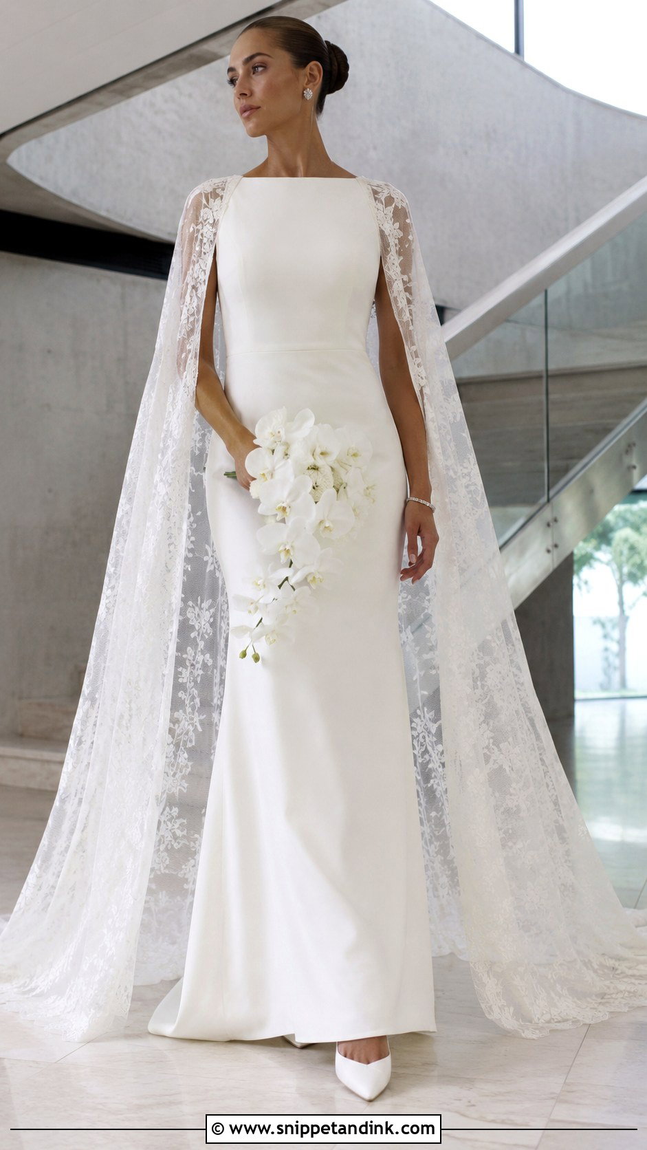 Catherine Deane Wedding Dress With Cape - Snippet and Ink - 20 Catherine Deane Ideas