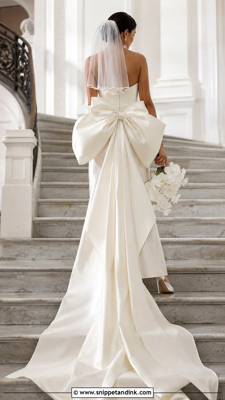 Catherine Rayner Bow Back Wedding Dress - Snippet and Ink - 20 Catherine Rayner Wedding Dress Ideas