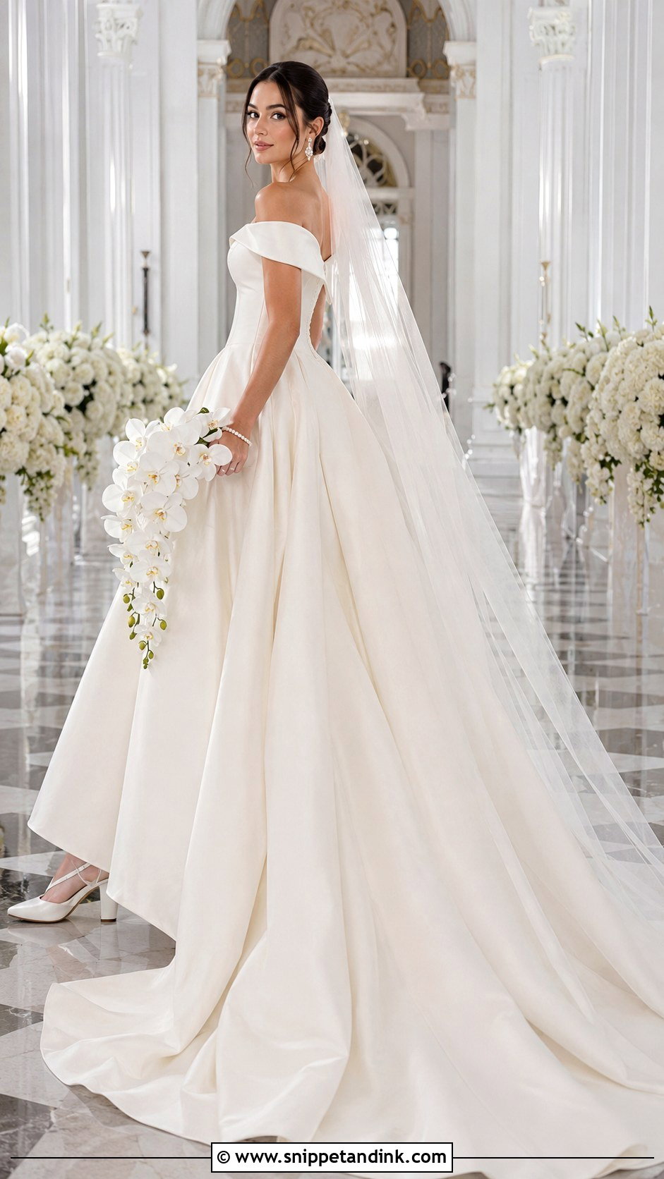 Catherine Rayner Cathedral Train Wedding Dress - Snippet and Ink - 20 Catherine Rayner Wedding Dress Ideas