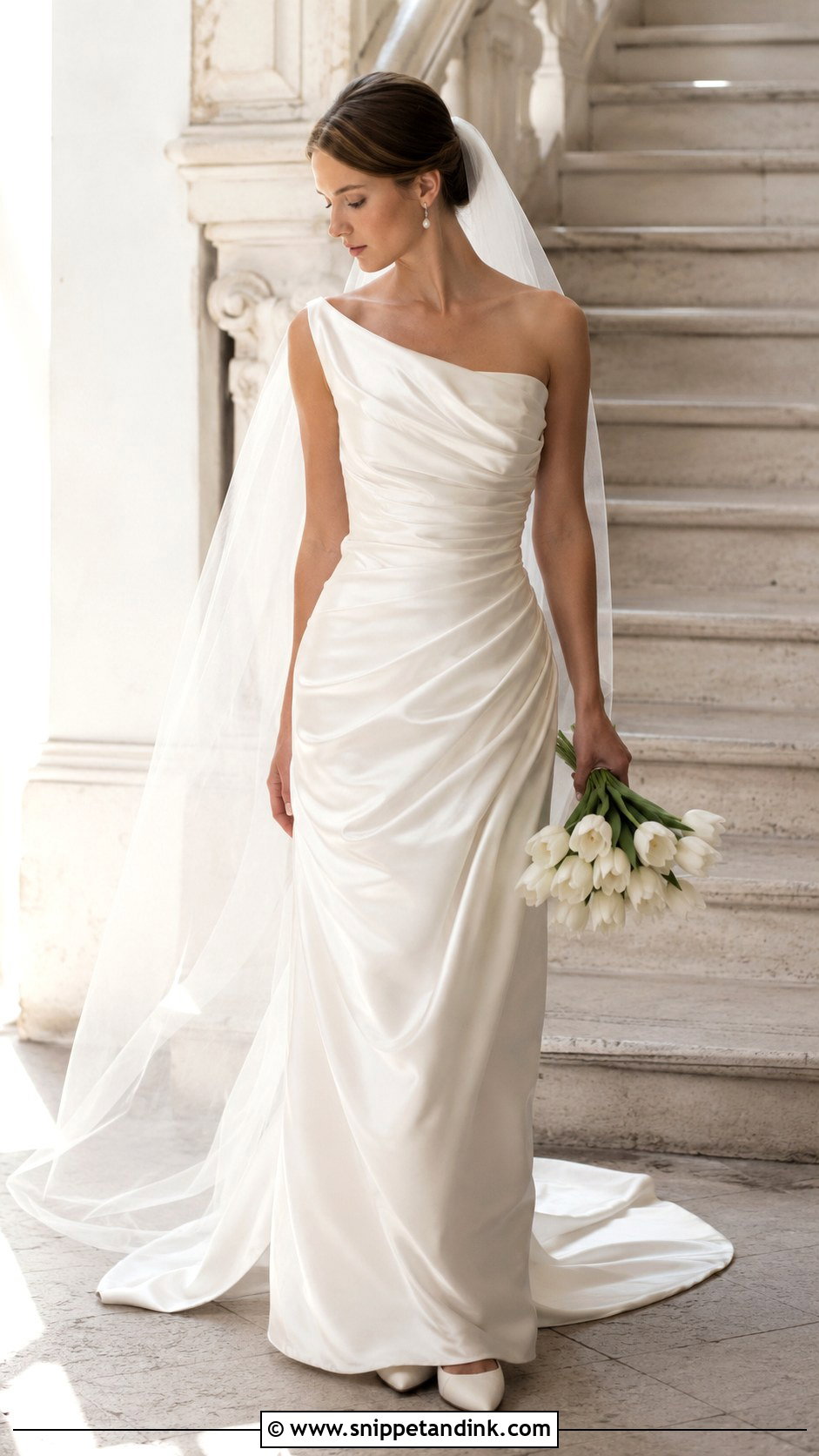 Catherine Rayner Ruched Wedding Dress - Snippet and Ink - 20 Catherine Rayner Wedding Dress Ideas