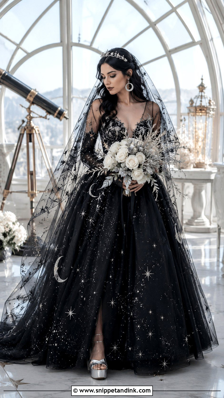 Celestial Emo Wedding Dress - Snippet and Ink - 20 Emo Wedding Dresses