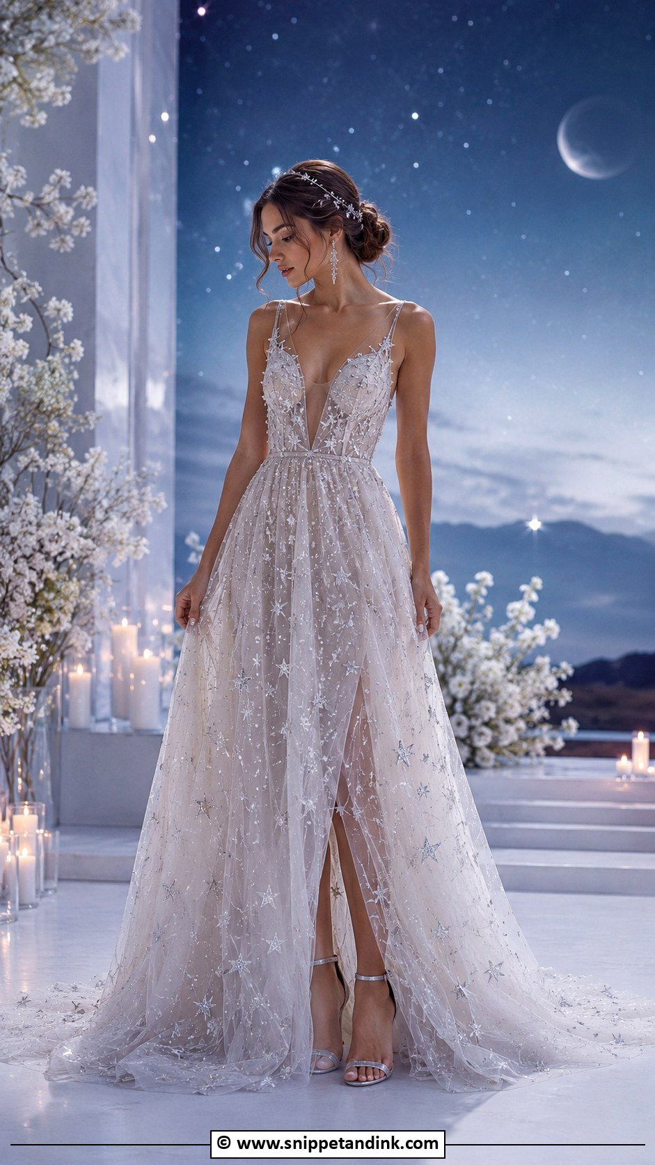 Celestial Fantasy Wedding Dress - Snippet and Ink - 30 Fantasy Wedding Dress Ideas