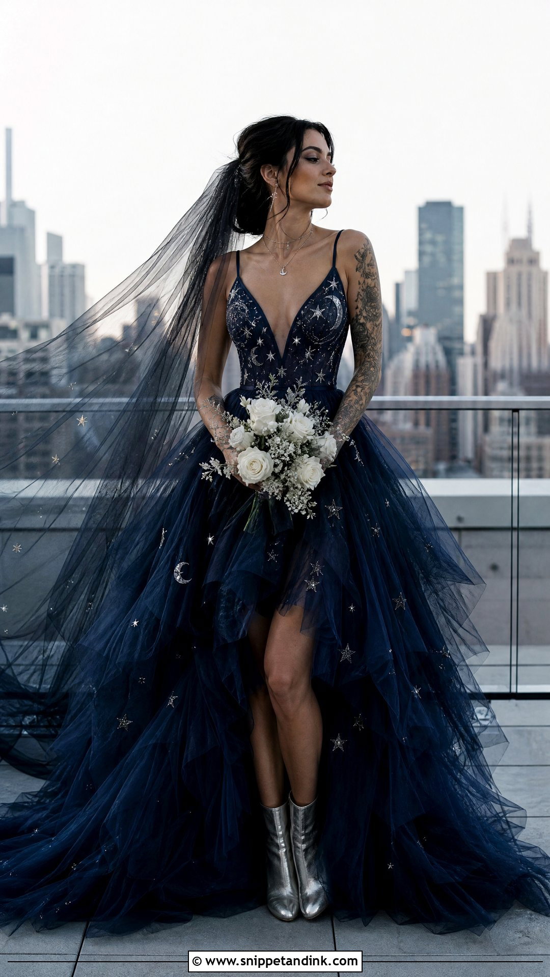 Celestial Grunge Wedding Dress - Snippet and Ink - 25 Grunge Wedding Dress Ideas